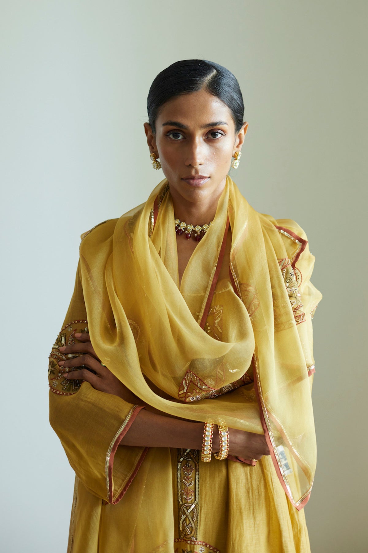 Yellow Shashi Dupatta