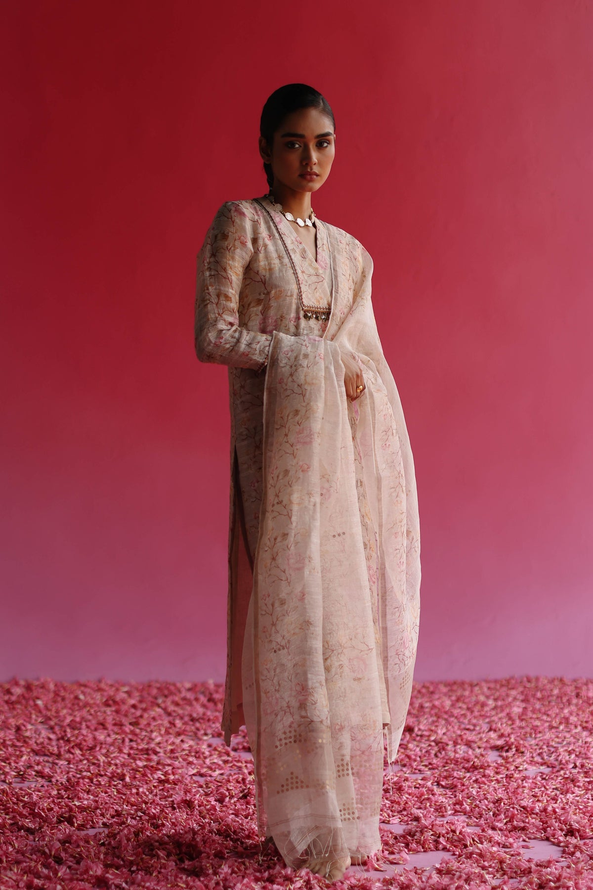 Gulbag Pink Kurta