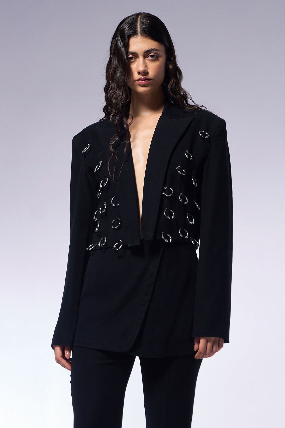 Midnight Septum Blazer With Pant