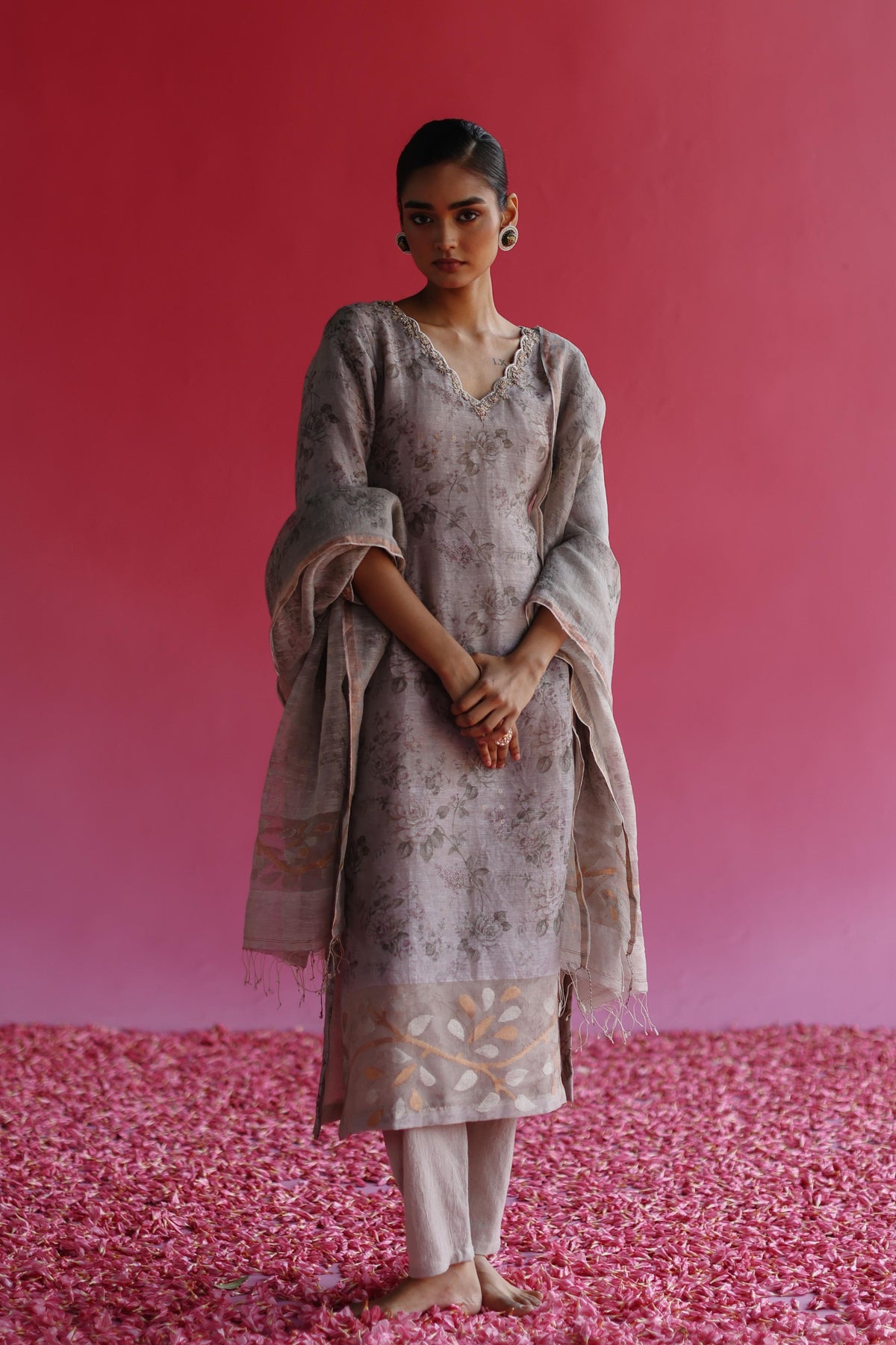 Swaroop Grey Kurta