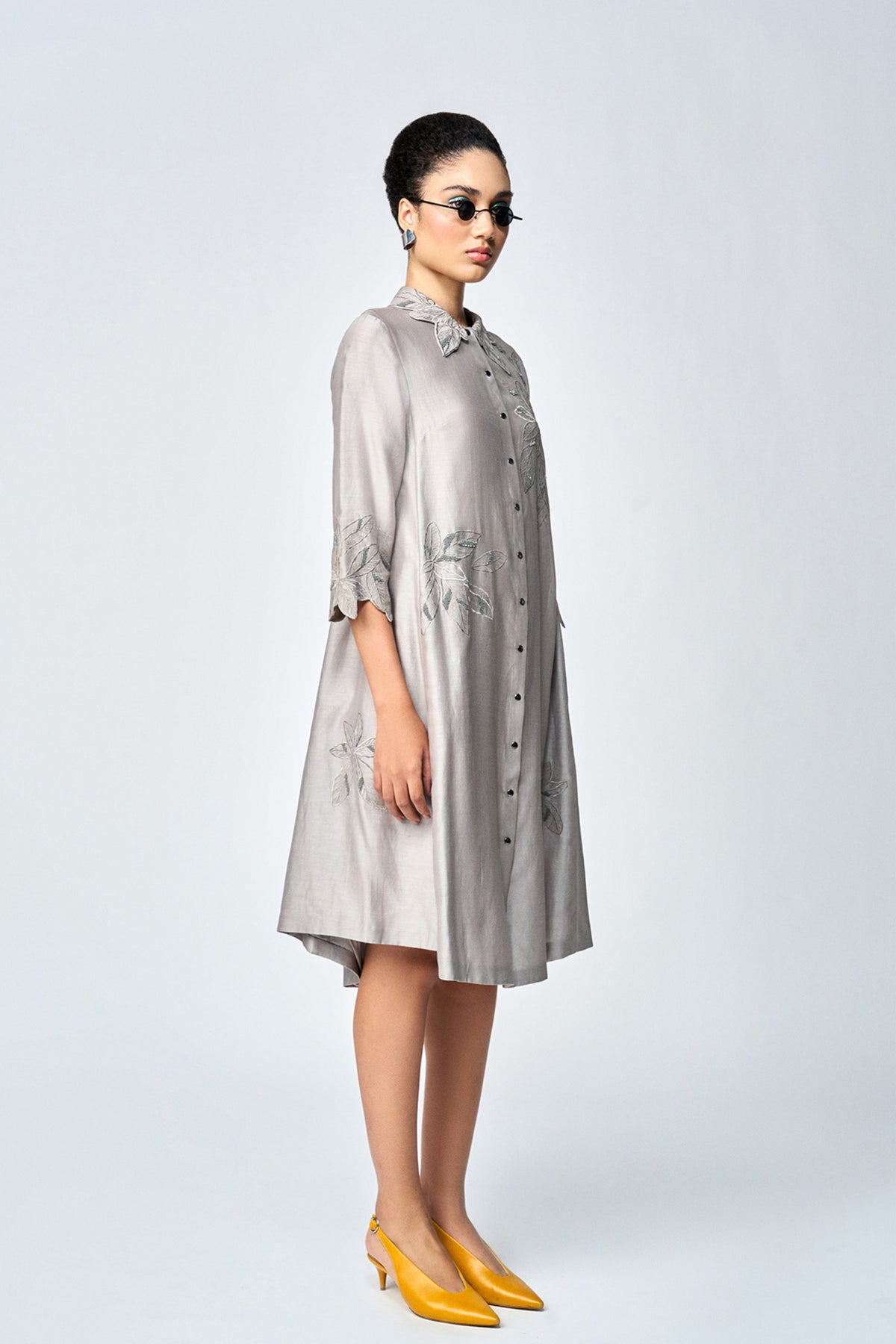 Grey Shirt Dress