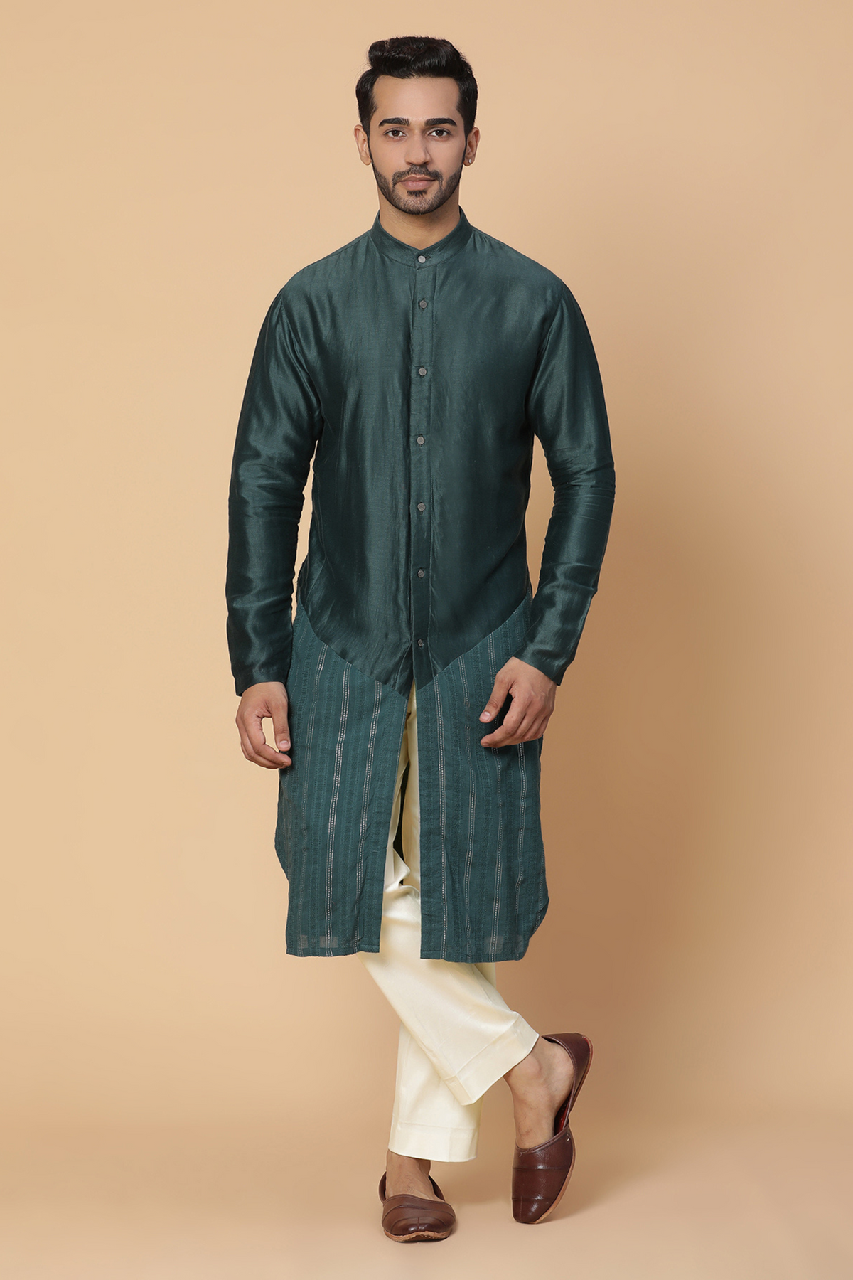 Green Kurta Set