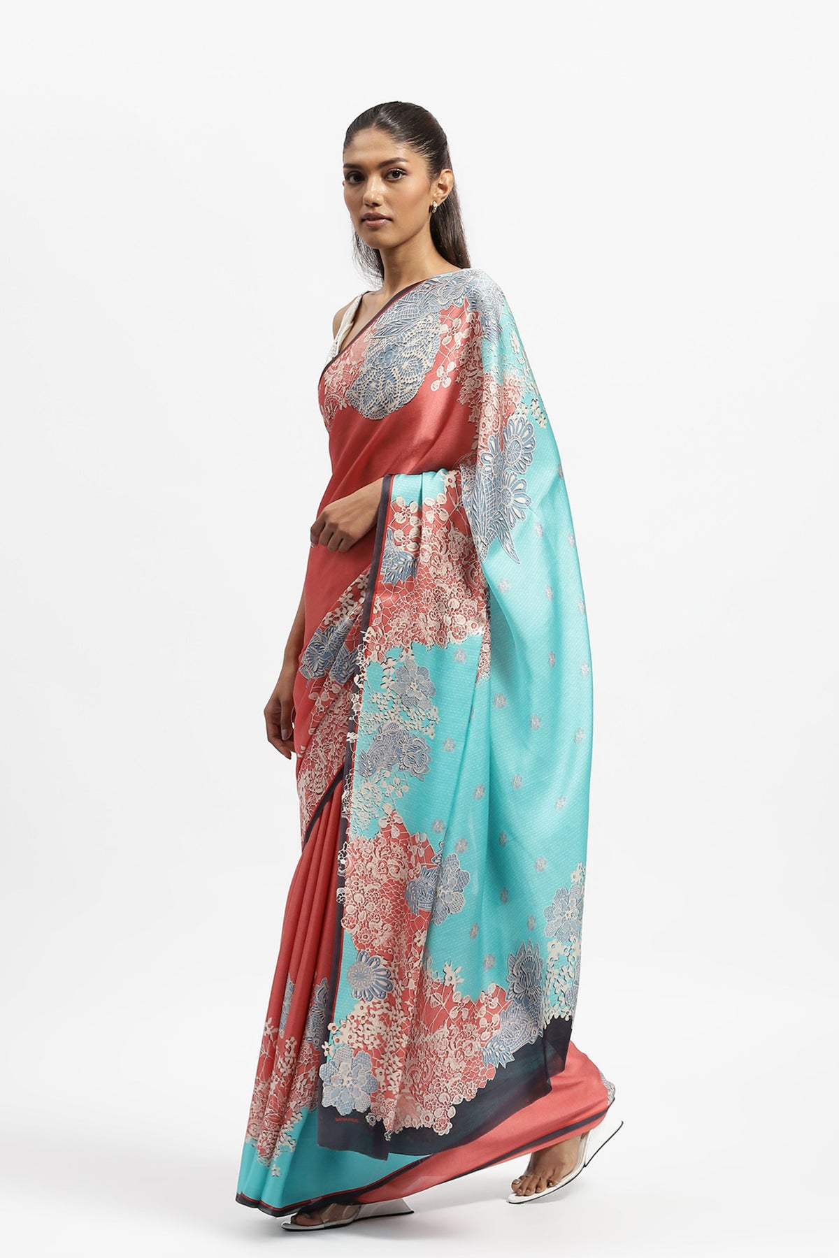 Miss Congeniality Printed Saree