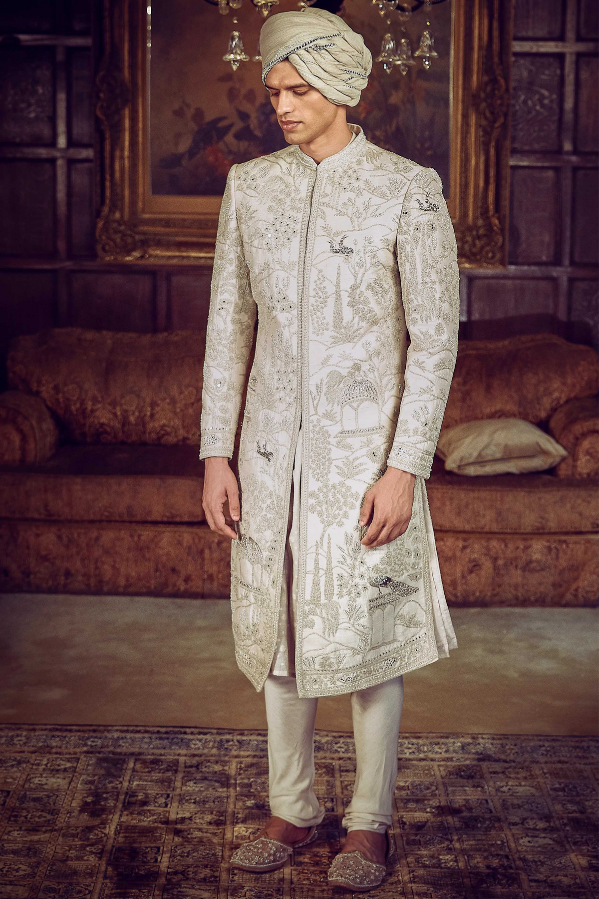 Wild Masai Sherwani Set