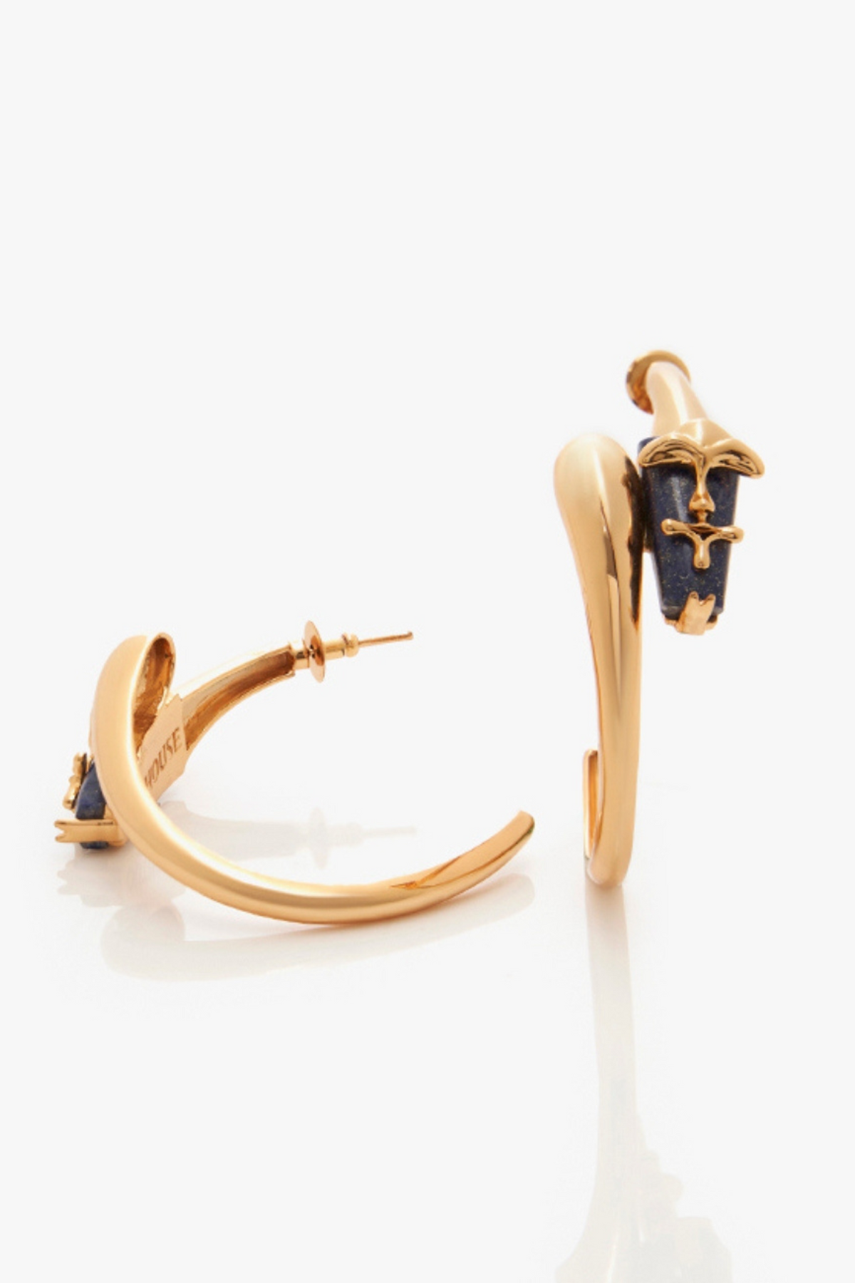 The Lazuli Sculpt Hoop Earrings