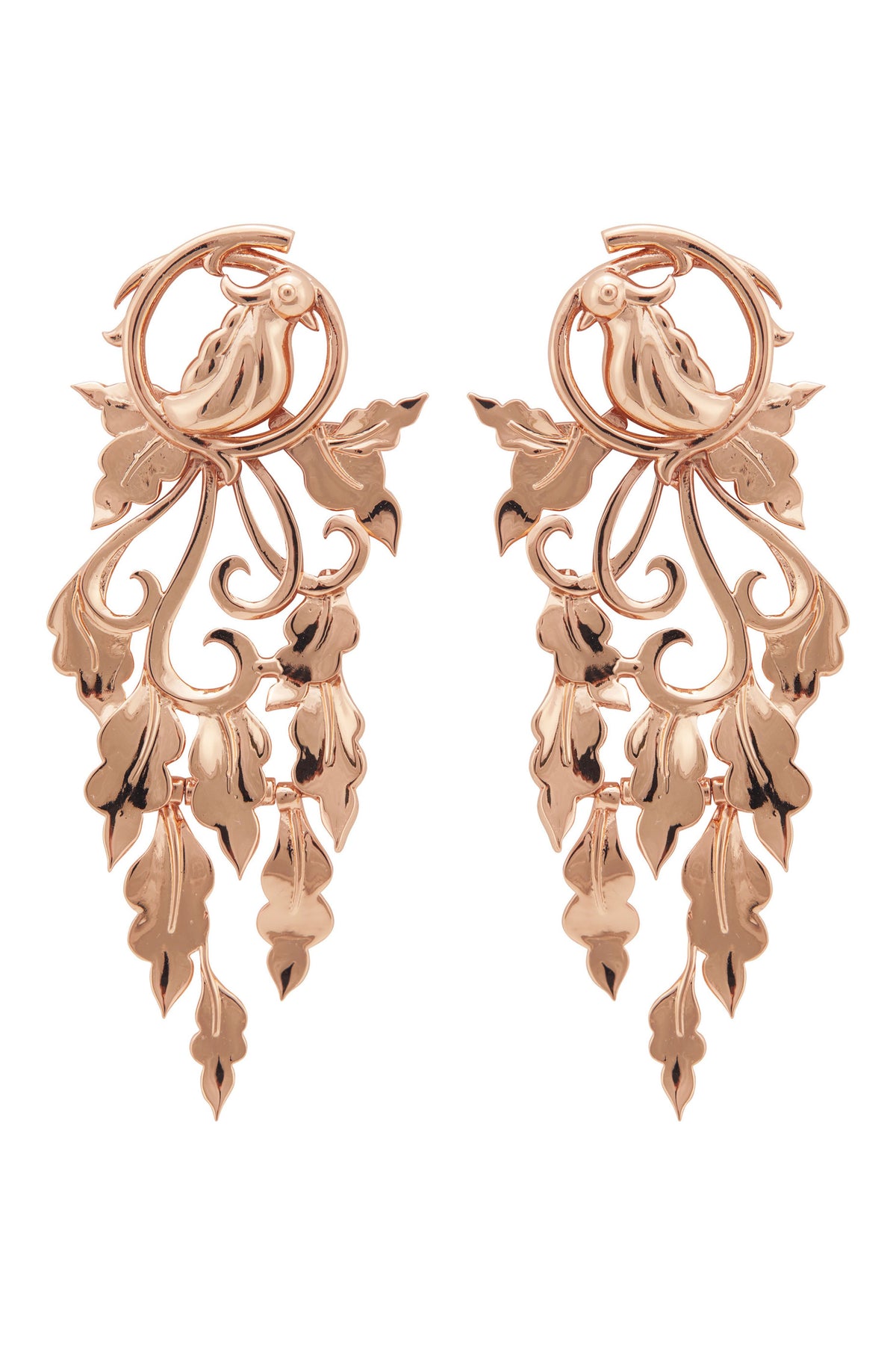 Birds of paradise earrings