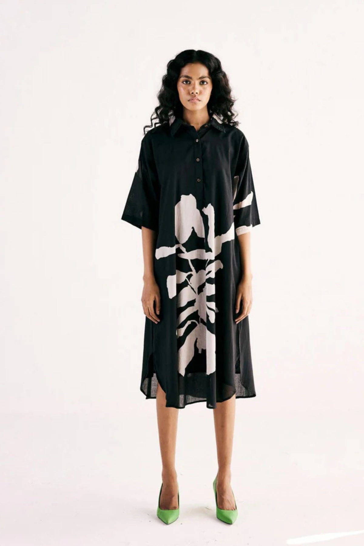 Cleo Flora Shirt Dress