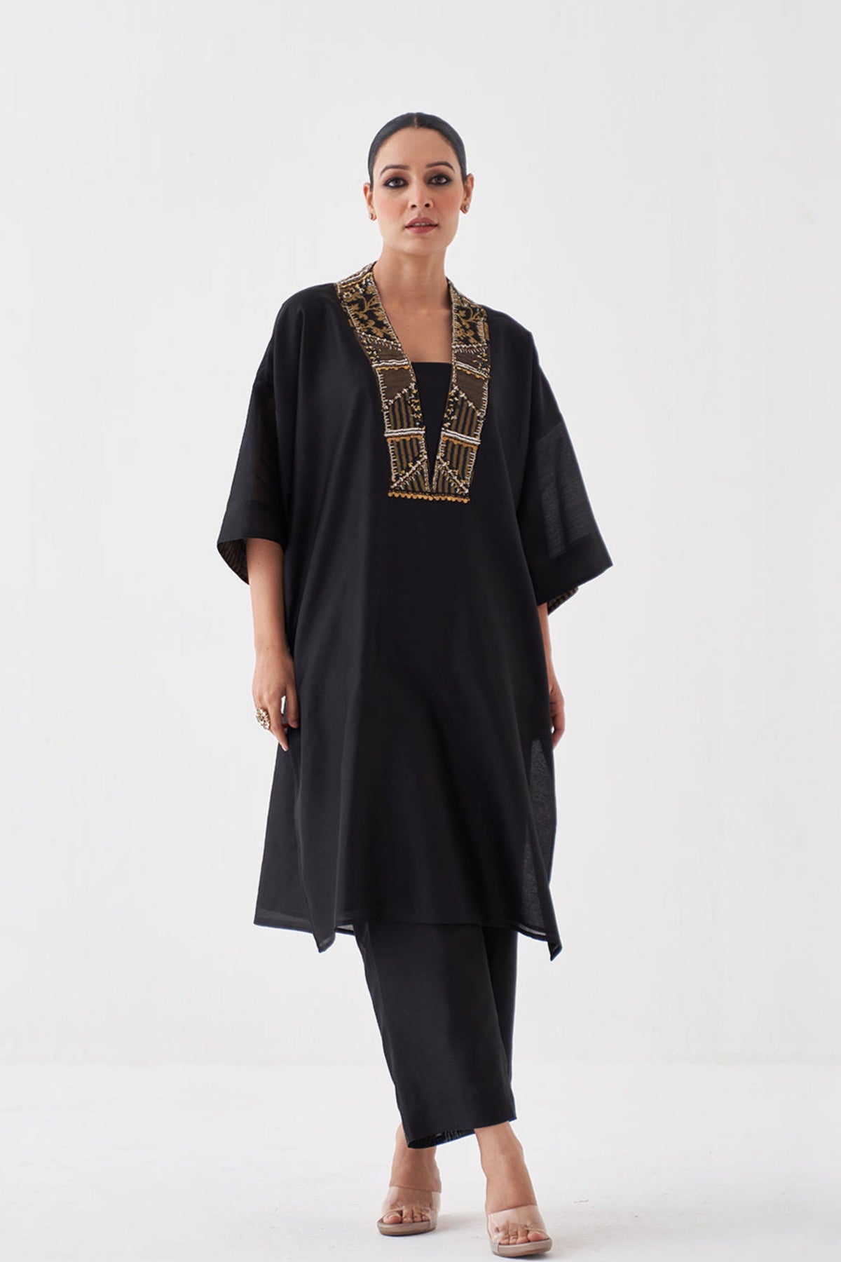 Rich Black Kurta Set