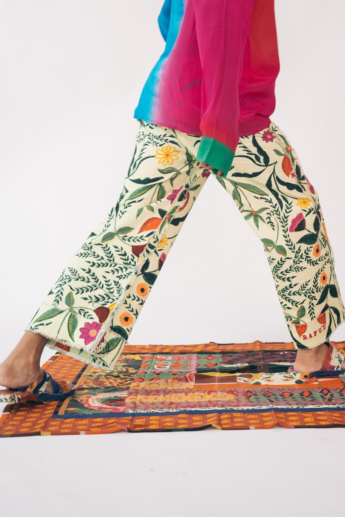 Guldasta Multi-colored Trousers