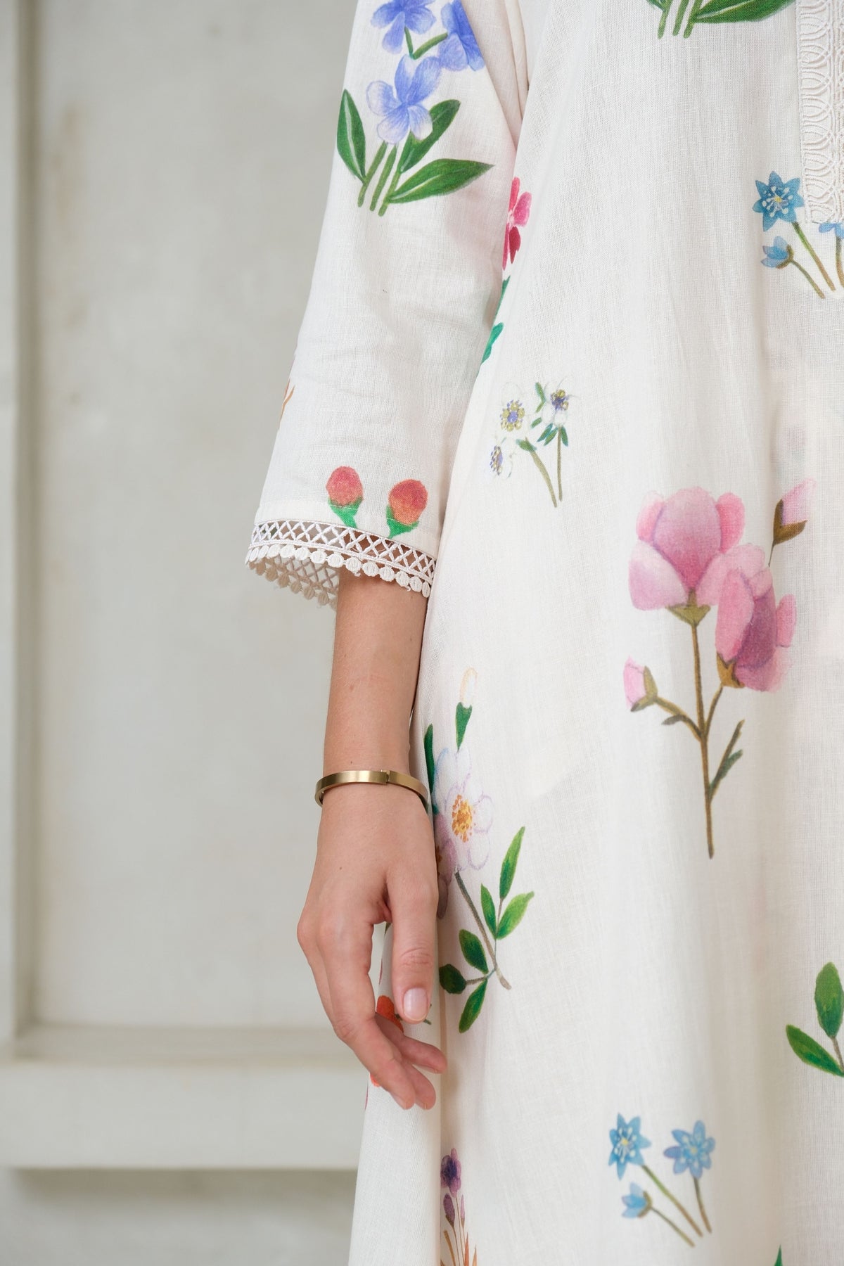 Amelia Ivory Long Kurta Set