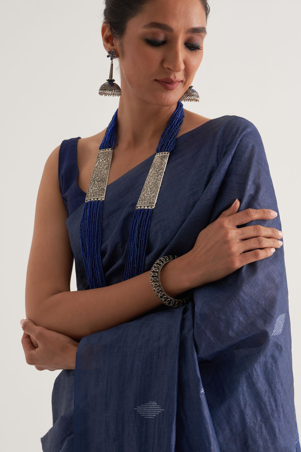 Mayur Blue Saree