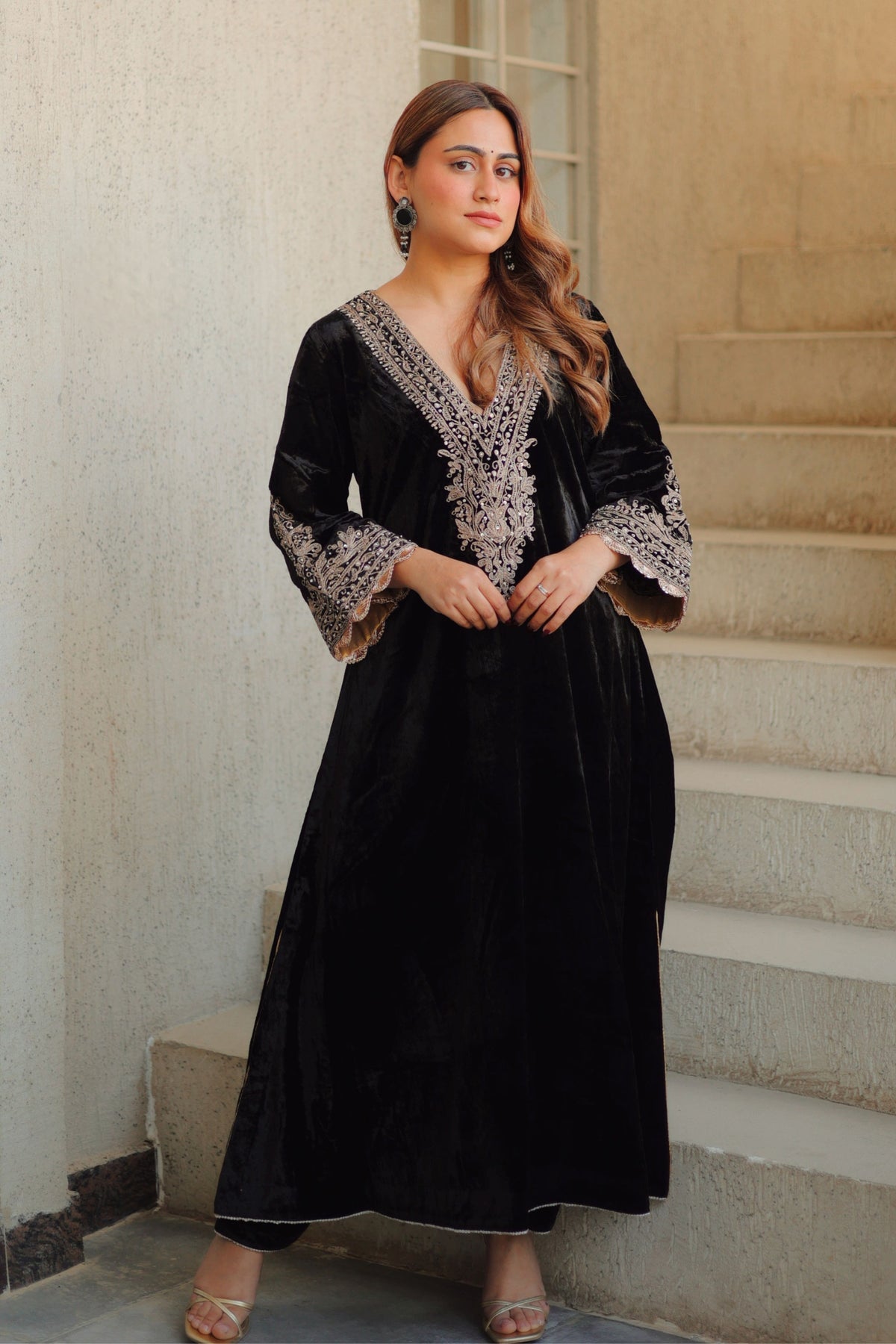 Rasha Long A-line Kurta Set