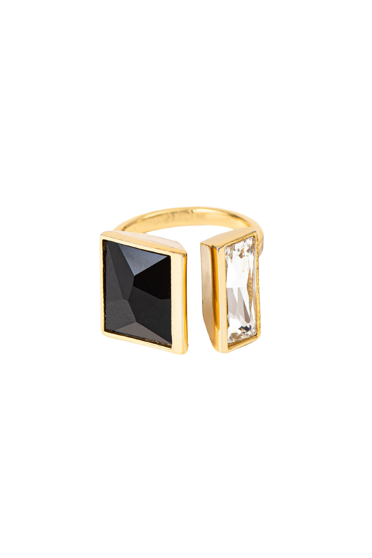 Stellar Crystal Ring - Black And White