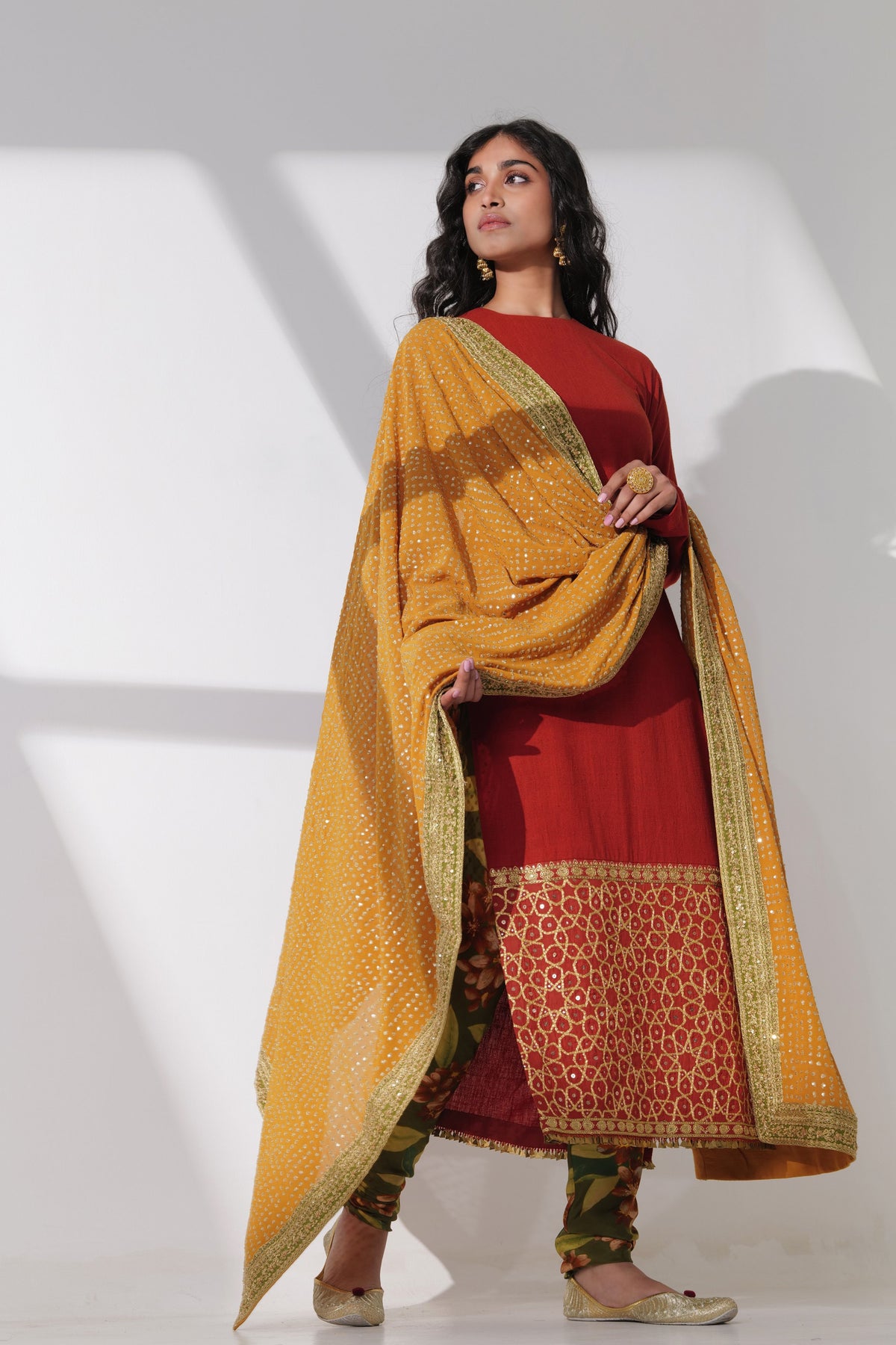 Multicolor Embroidery Kurta Set