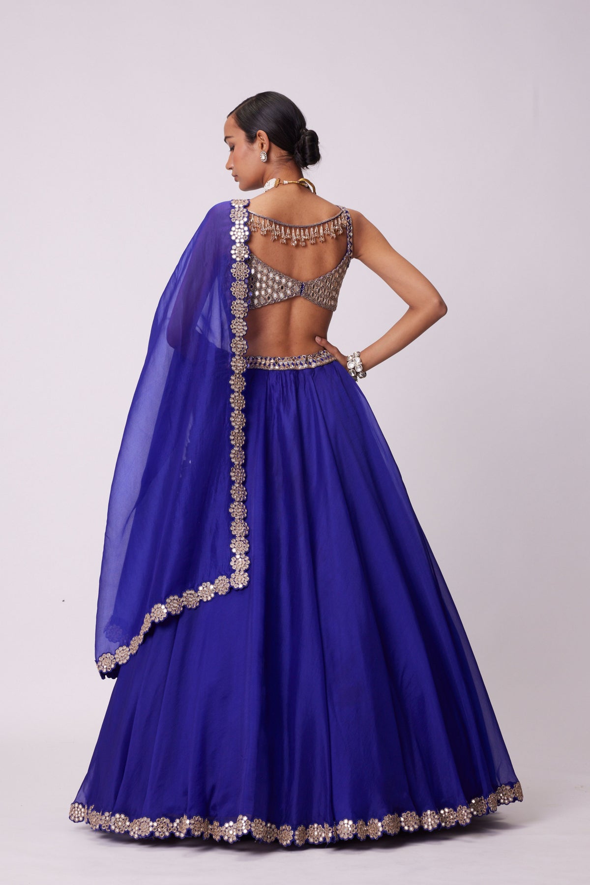 Persian Blue Lehenga Set