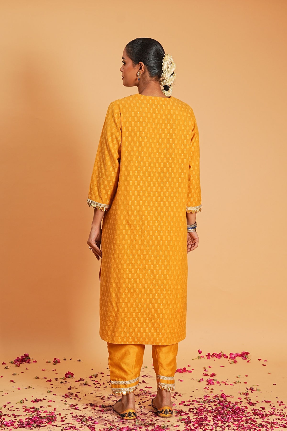 Mustard Goti Tunic