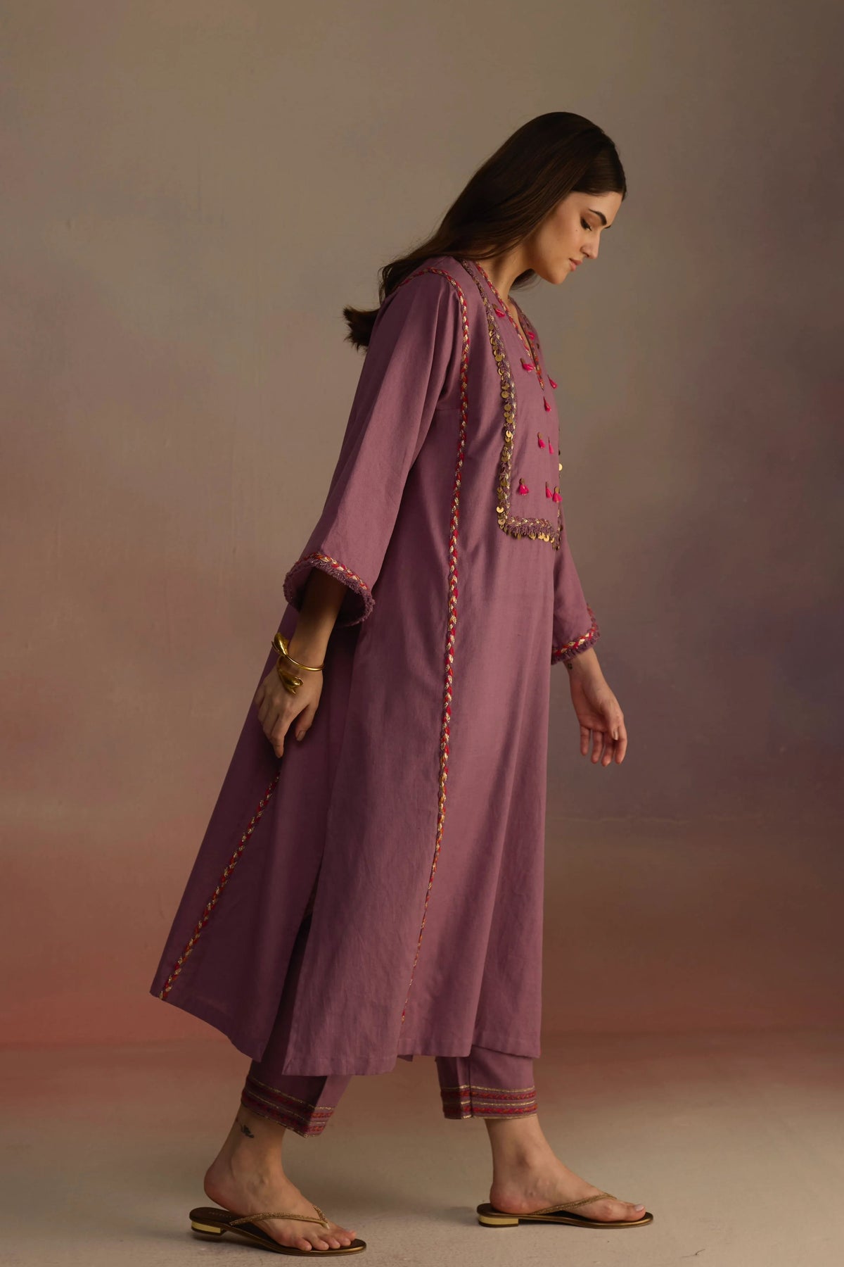 Amber Purple Kurta