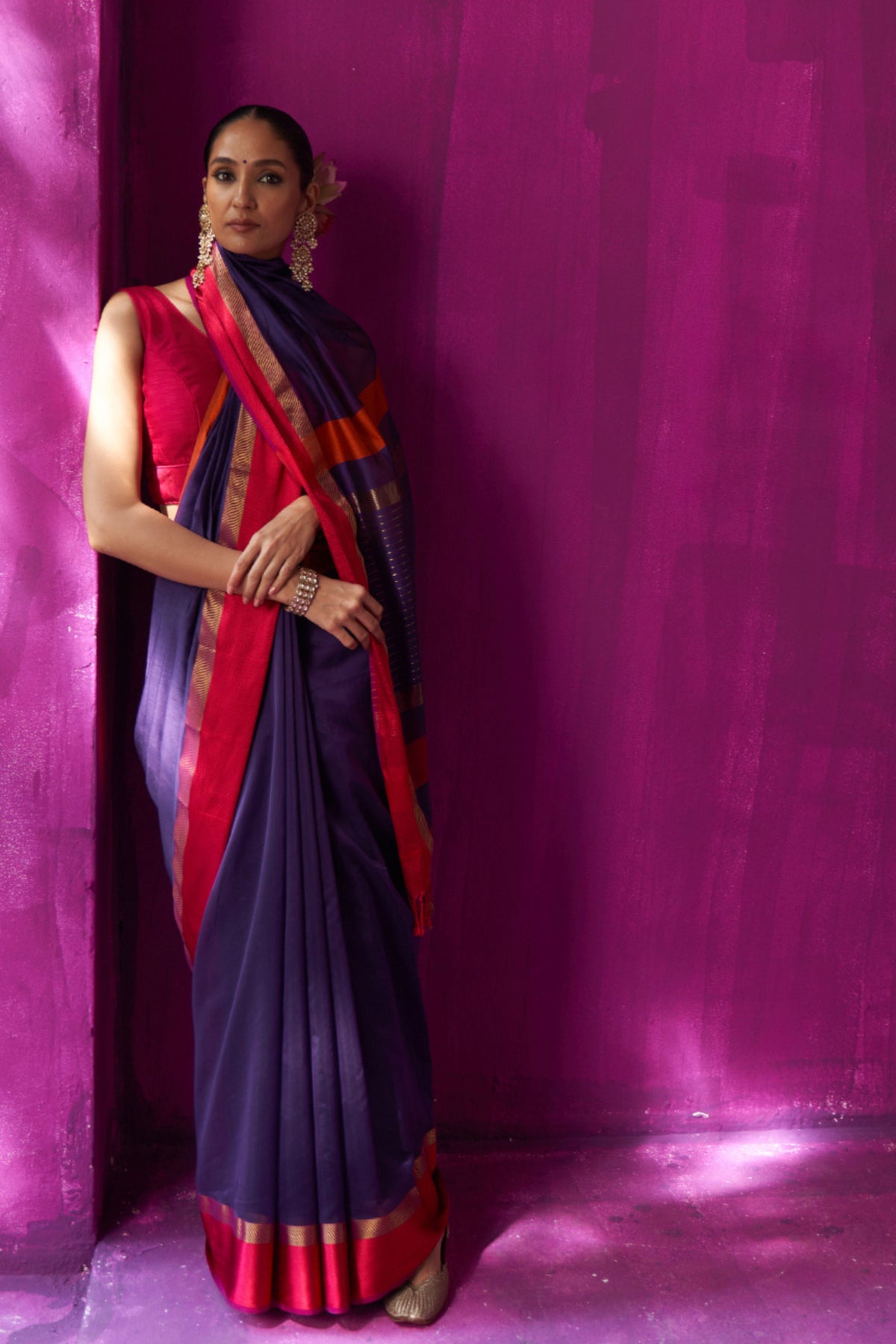 Mohini Purple Saree