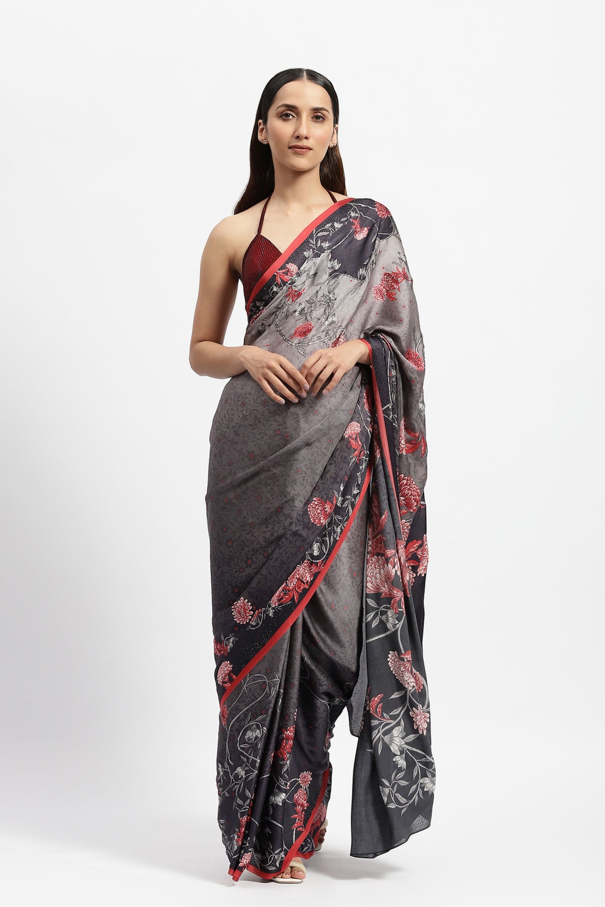 Nimbus Snow Embellished Saree