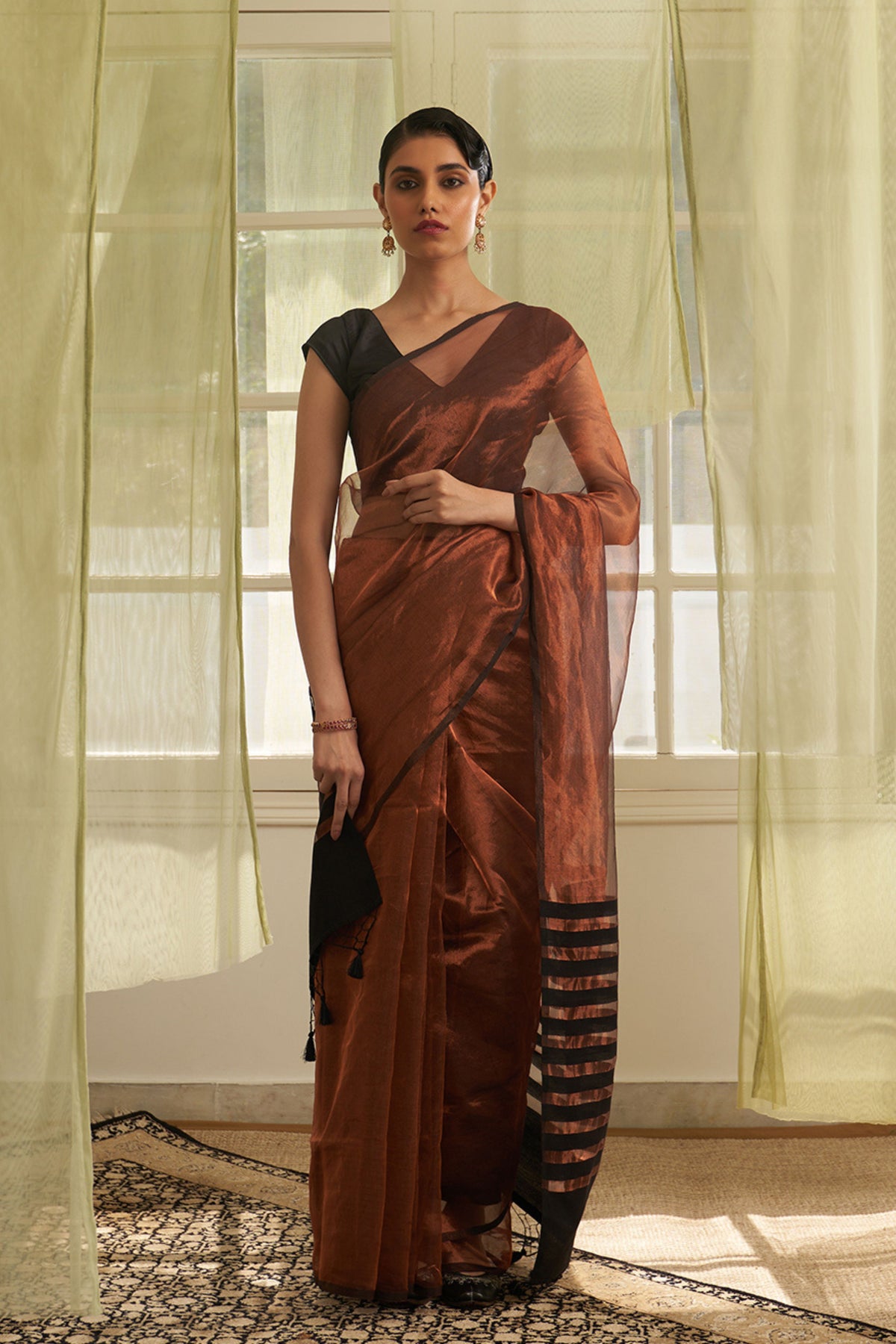 Dibya Rust Saree