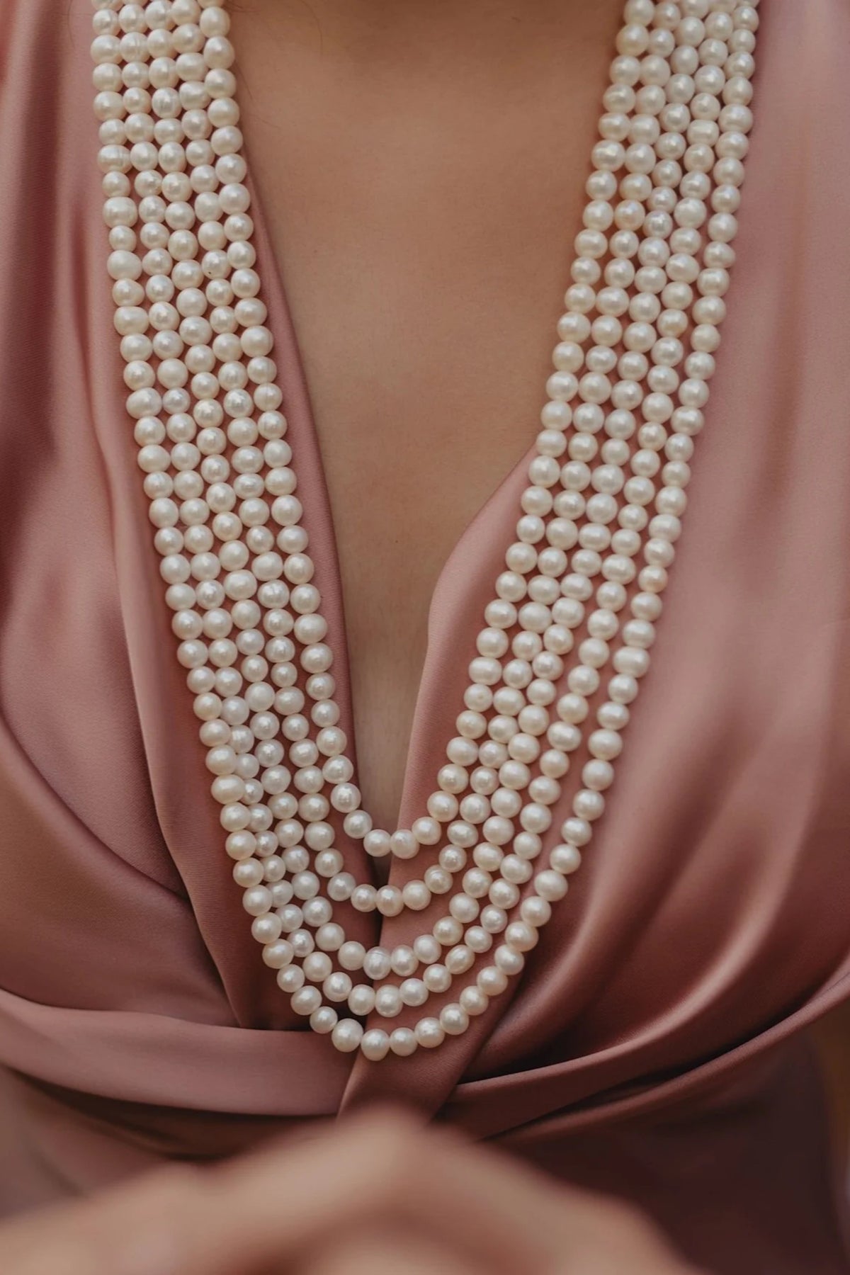 White Classic Necklace