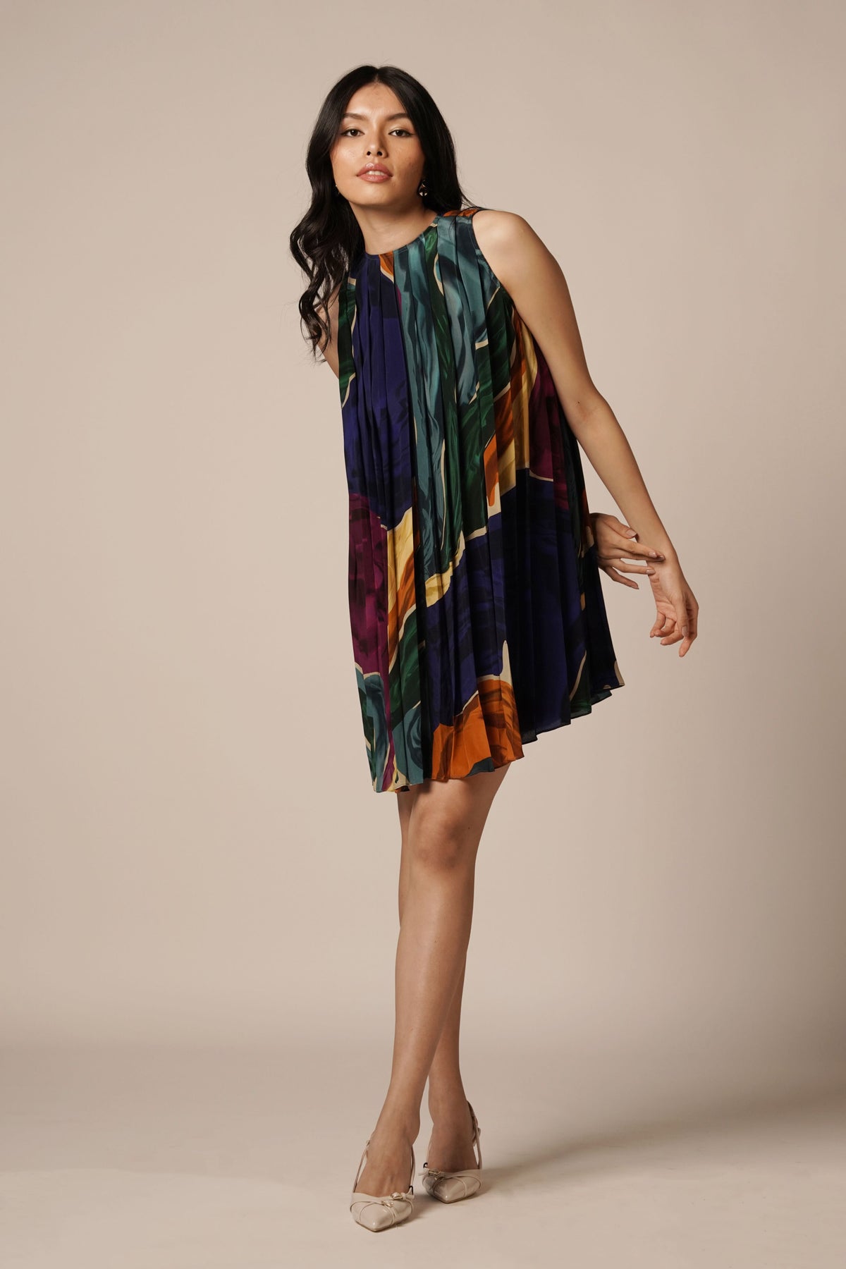 Umi Pleated Dress