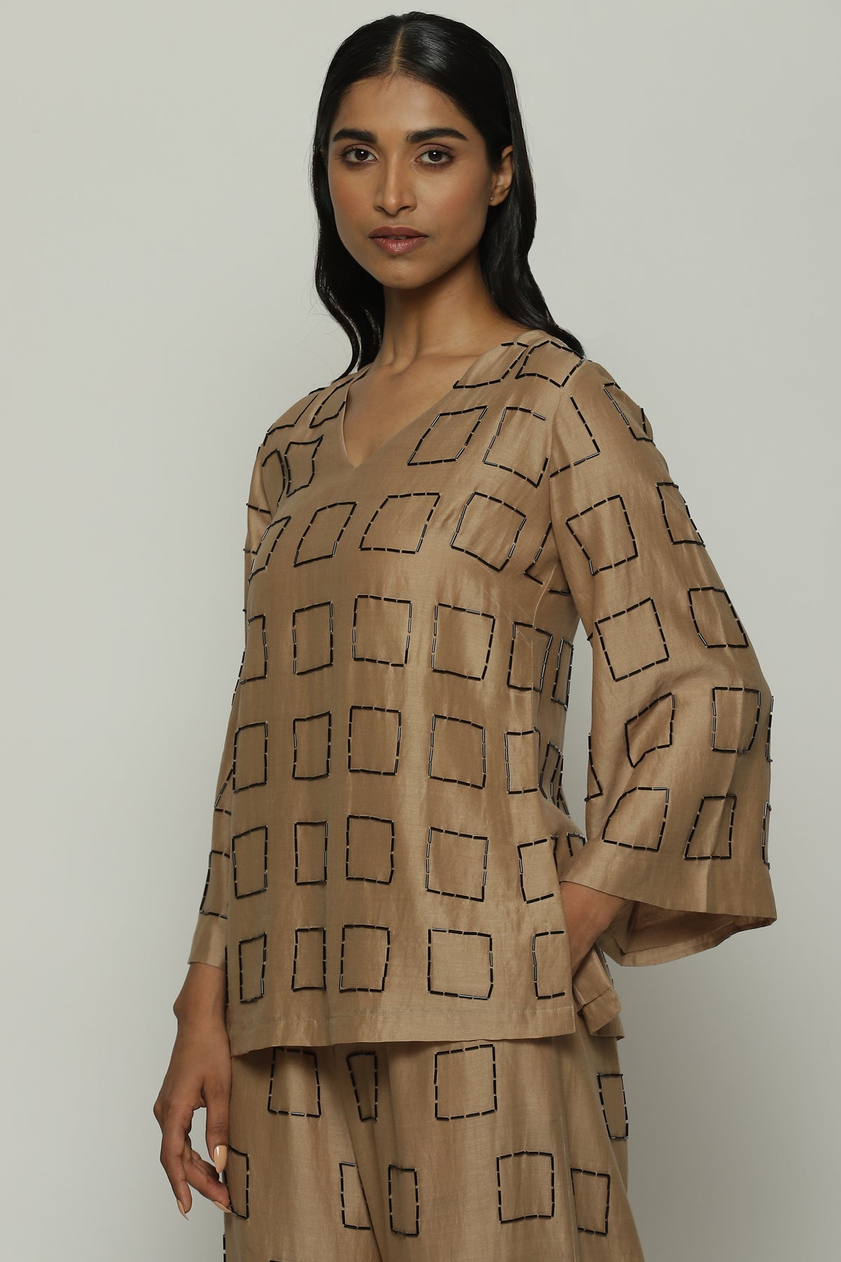 Geometric Square Tunic