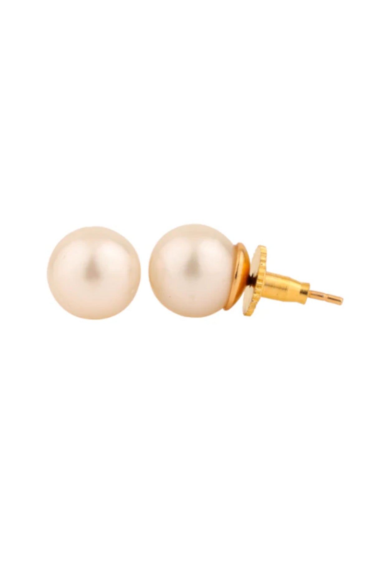 White South Sea Studs Earring