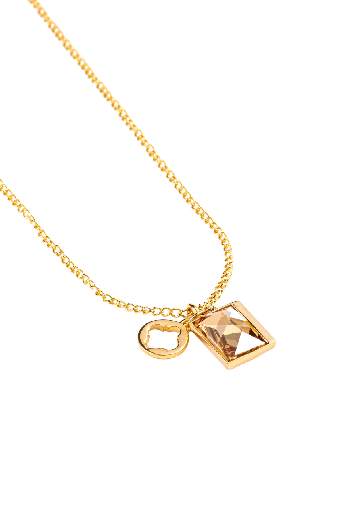 Sirius Crystal Necklace - Gold