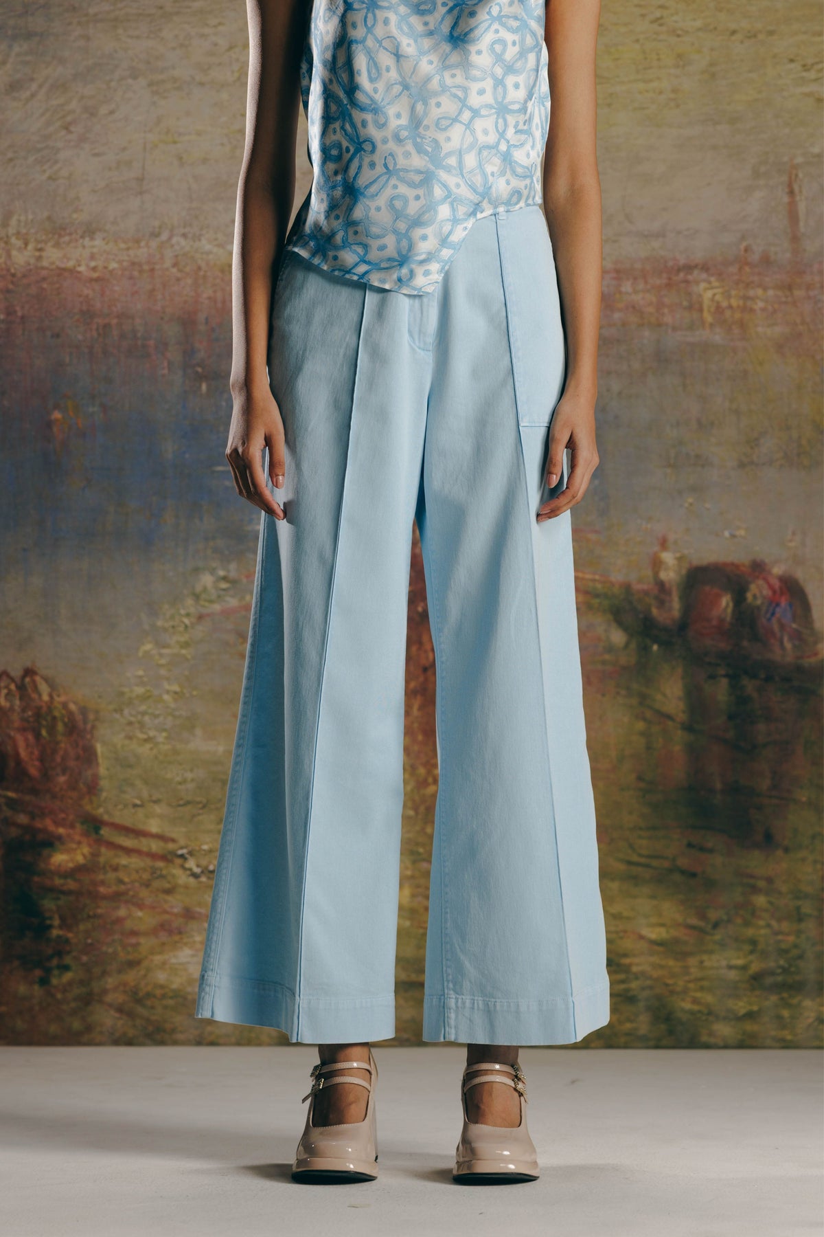 Wide Twill Pant