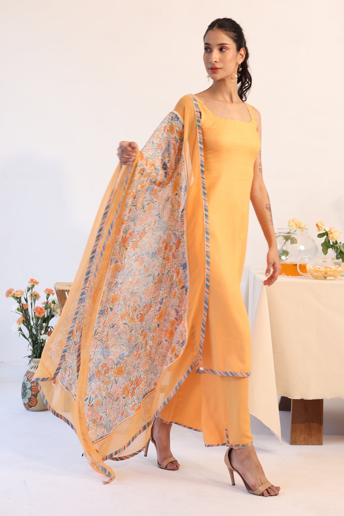 Mandarin Dupatta