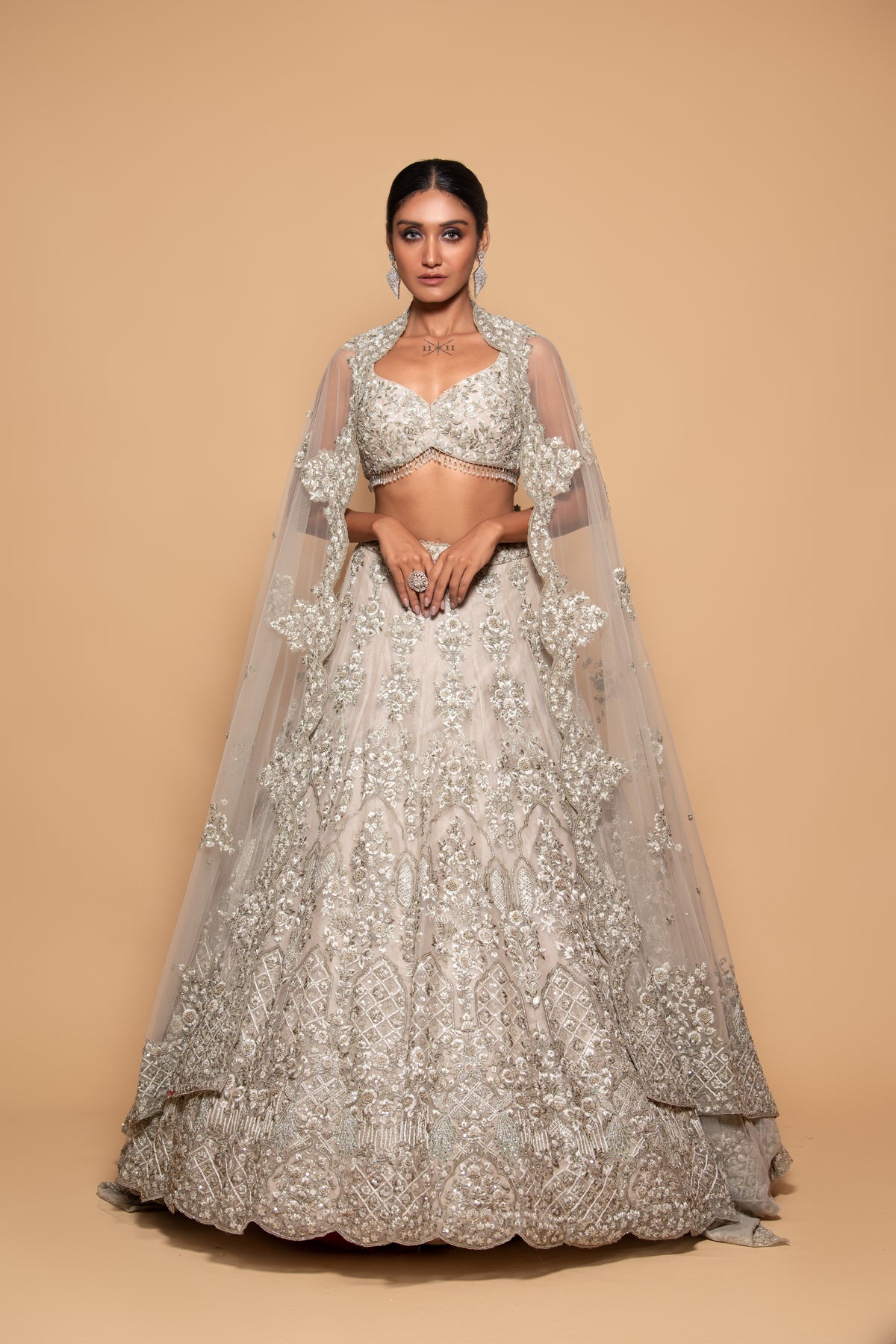 Amer Mint Lehenga Set