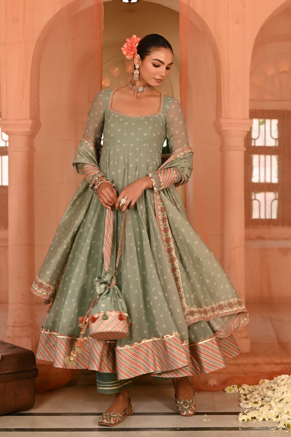 Moti Mahal Anarkali Set