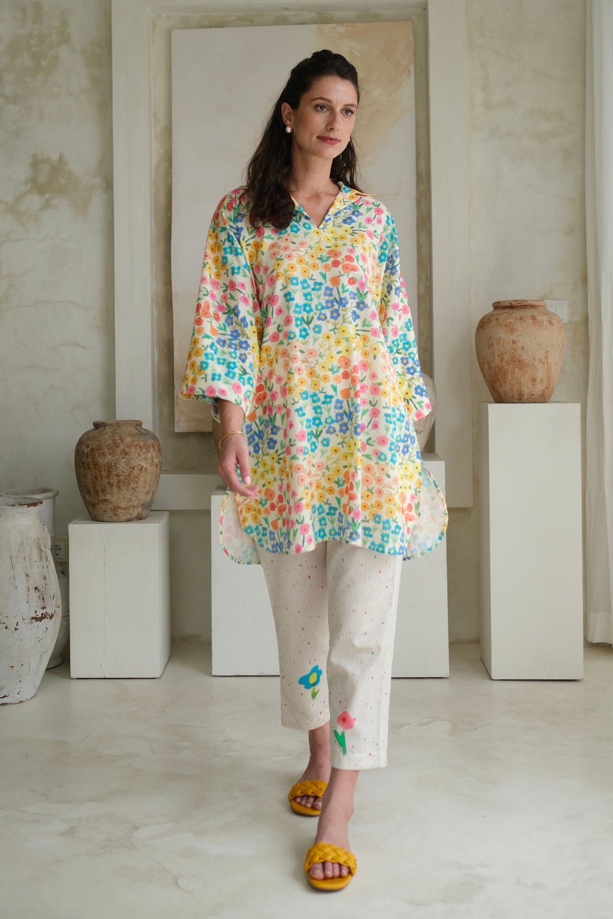 Camelia Multi Colour Kaftan