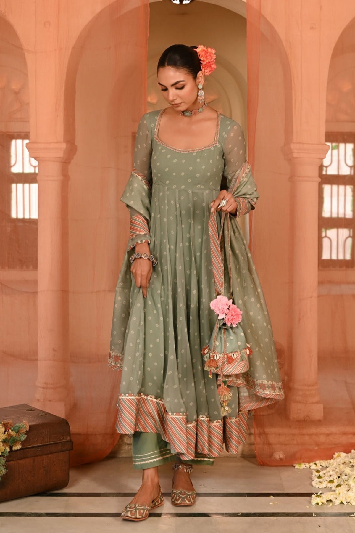 Moti Mahal Anarkali Set