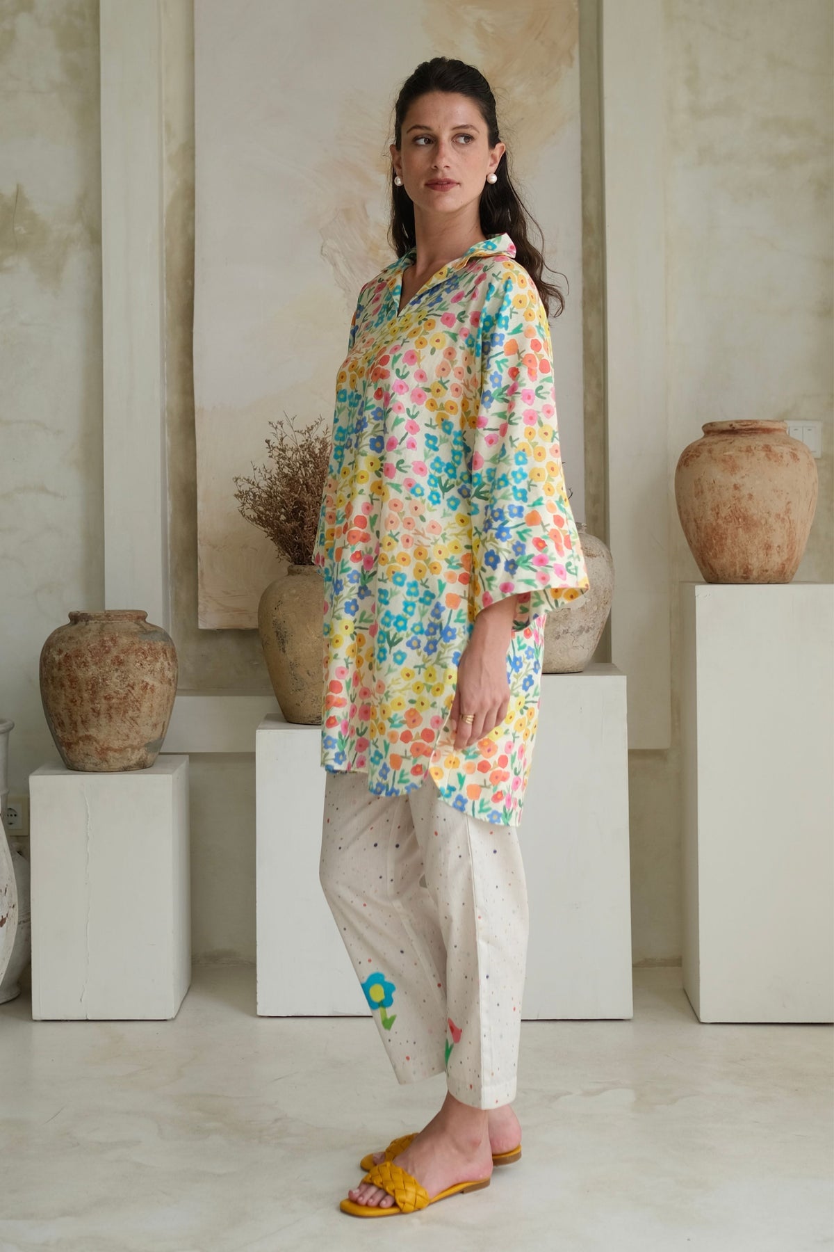 Camelia Multi Colour Kaftan