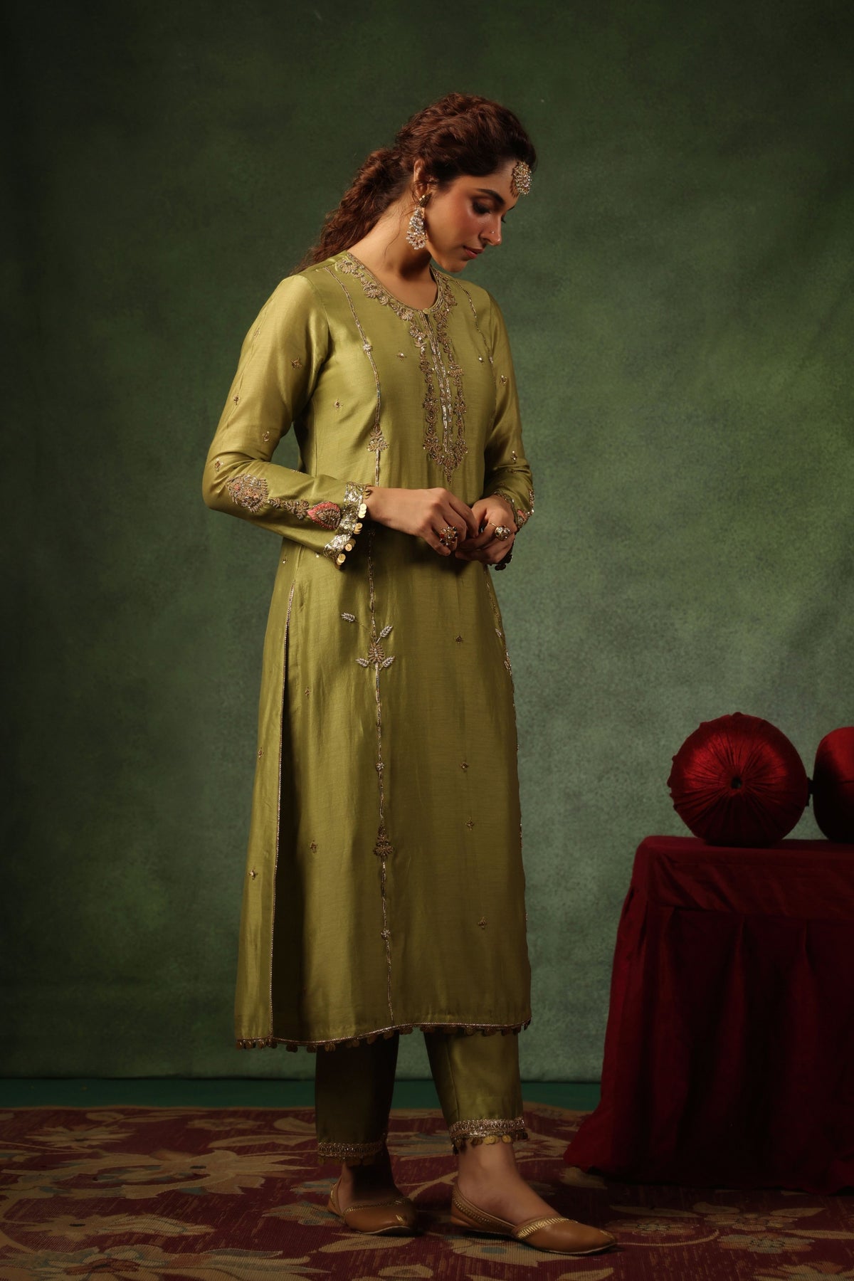 Hara Kurta Set