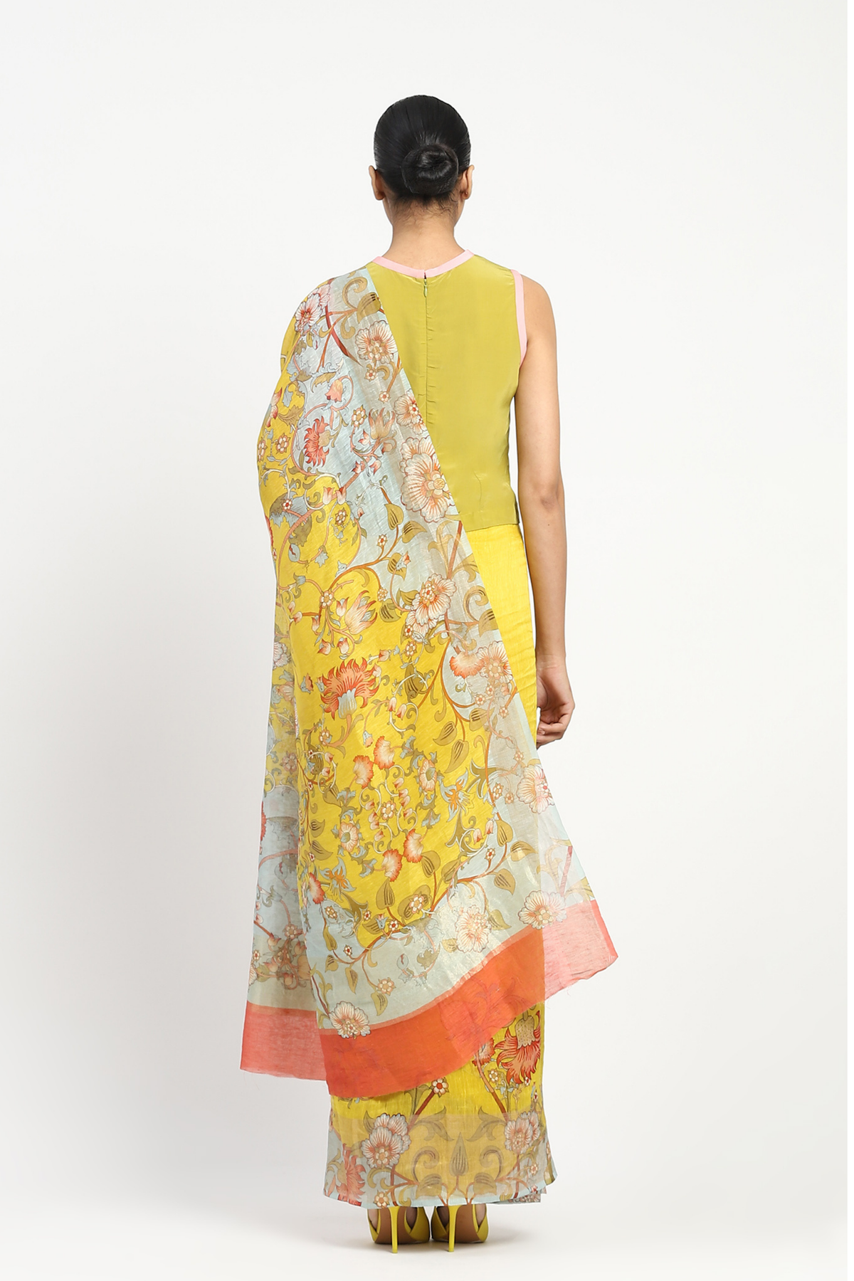 Camera Natura Printed Saree