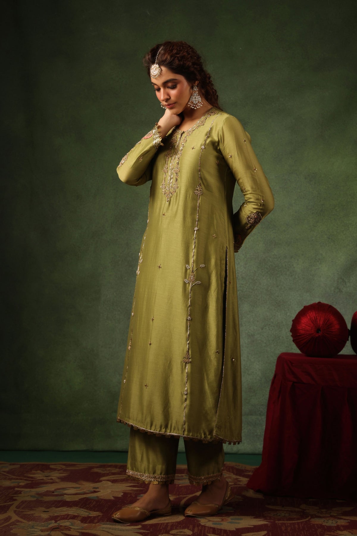 Hara Kurta Set