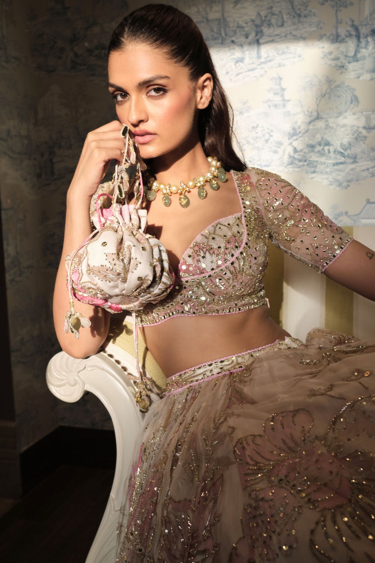 Wafaa Lehenga Set