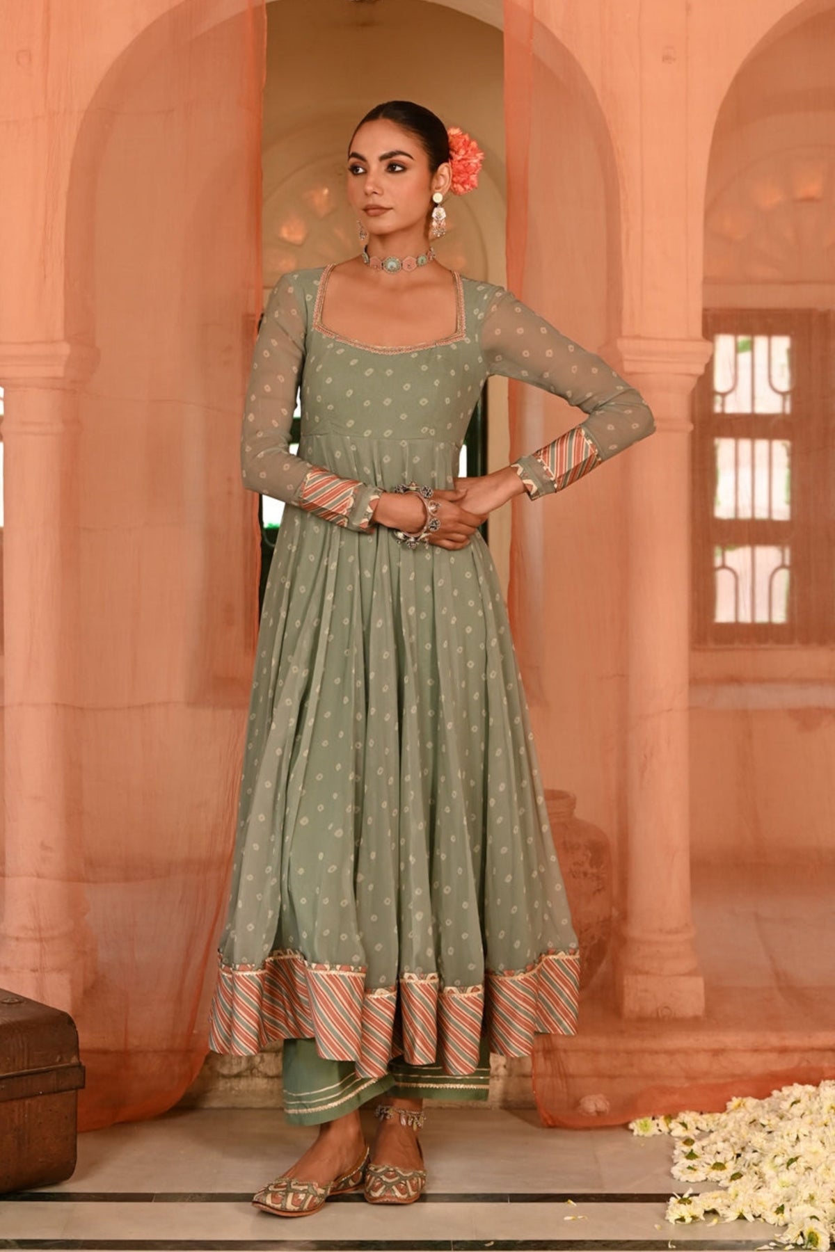 Moti Mahal Anarkali Set