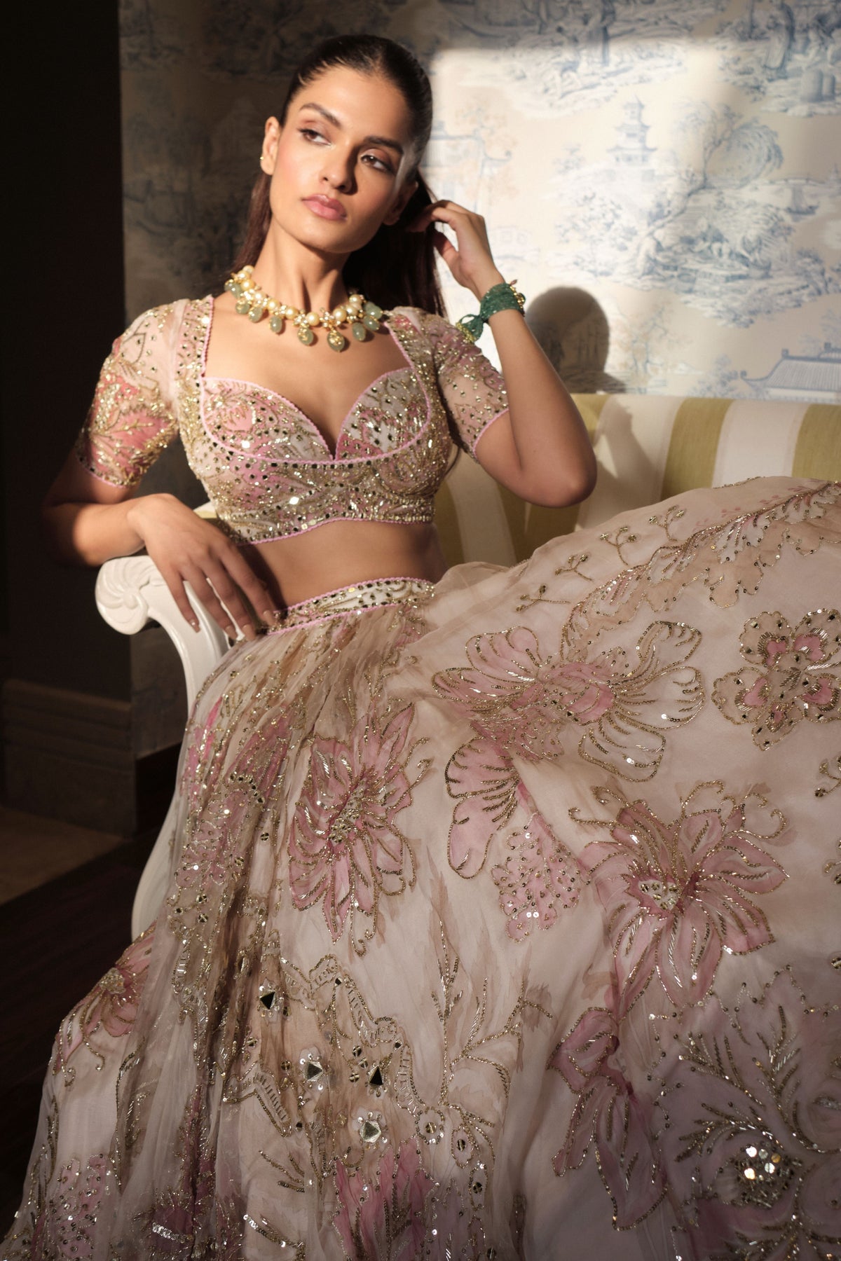 Wafaa Lehenga Set