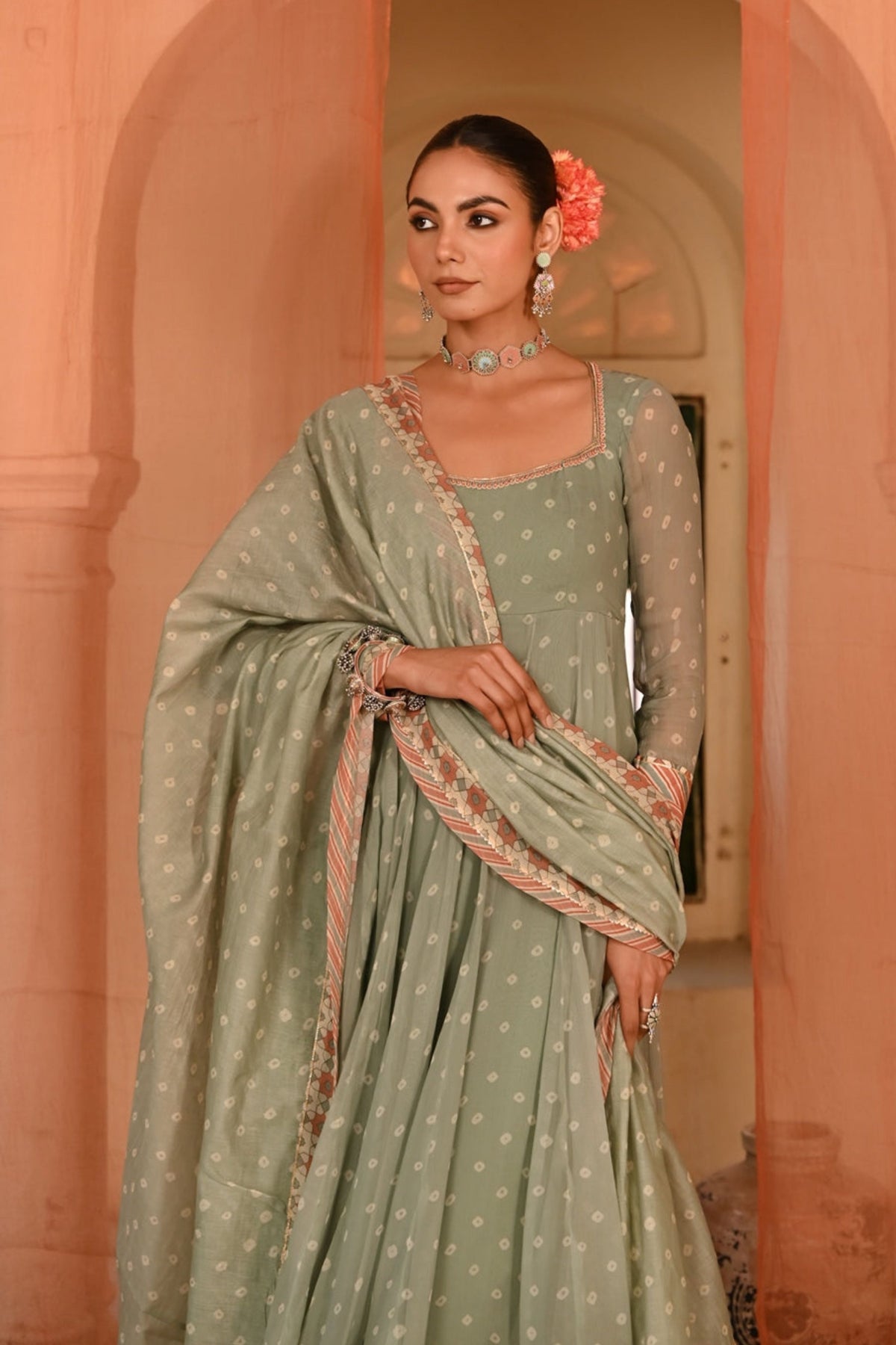 Moti Mahal Anarkali Set