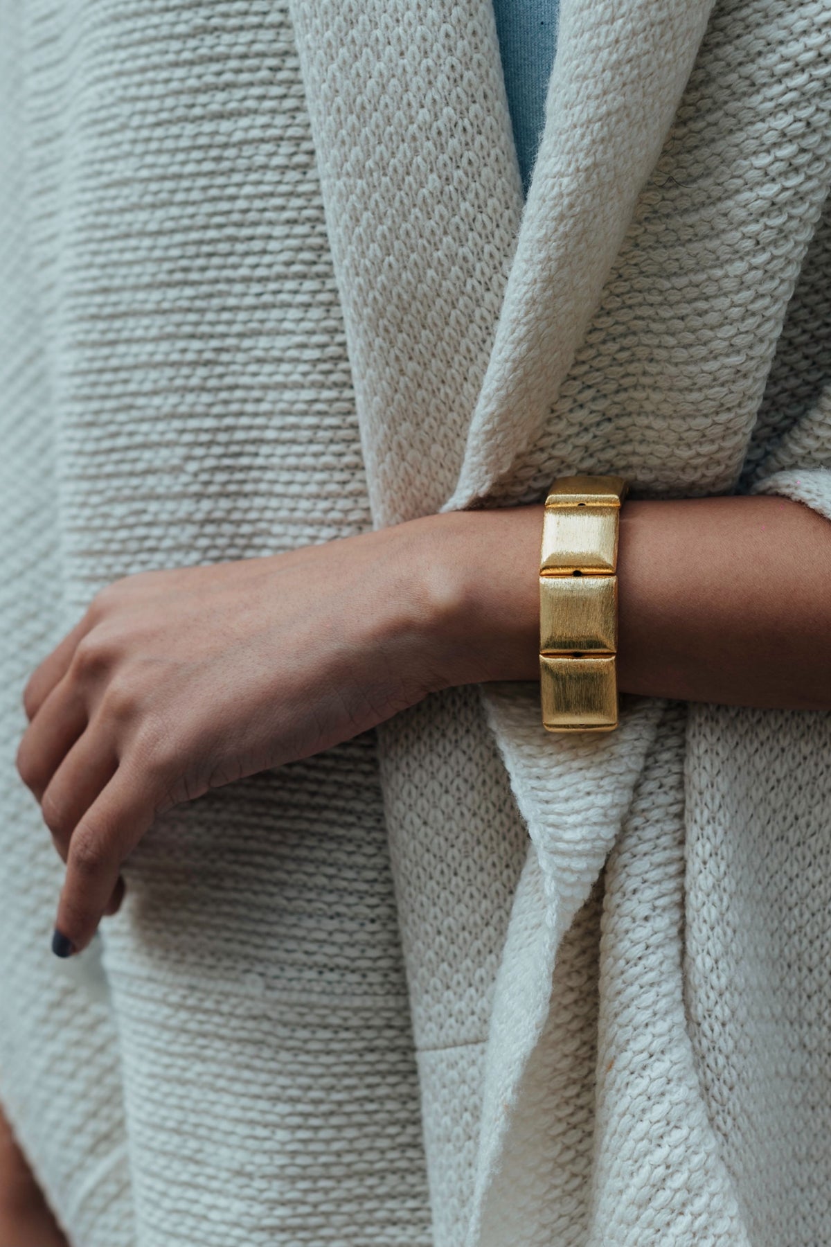 Gold Scrunchie Bracelet