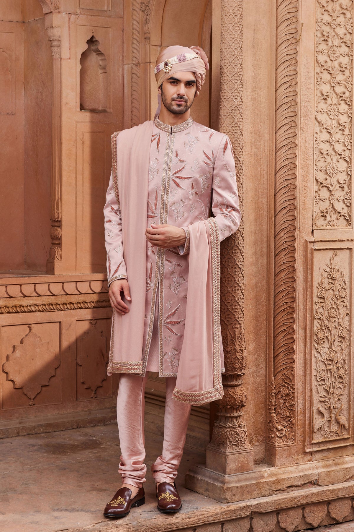 Inara Silk Sherwani Set