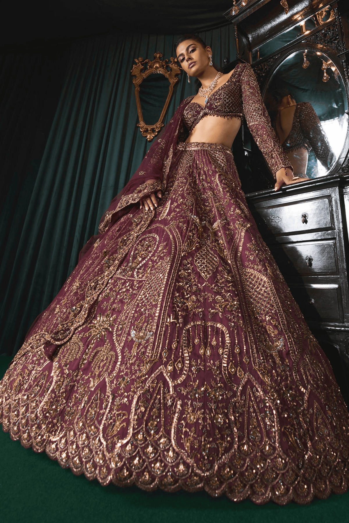 Mahruq Lehenga Set