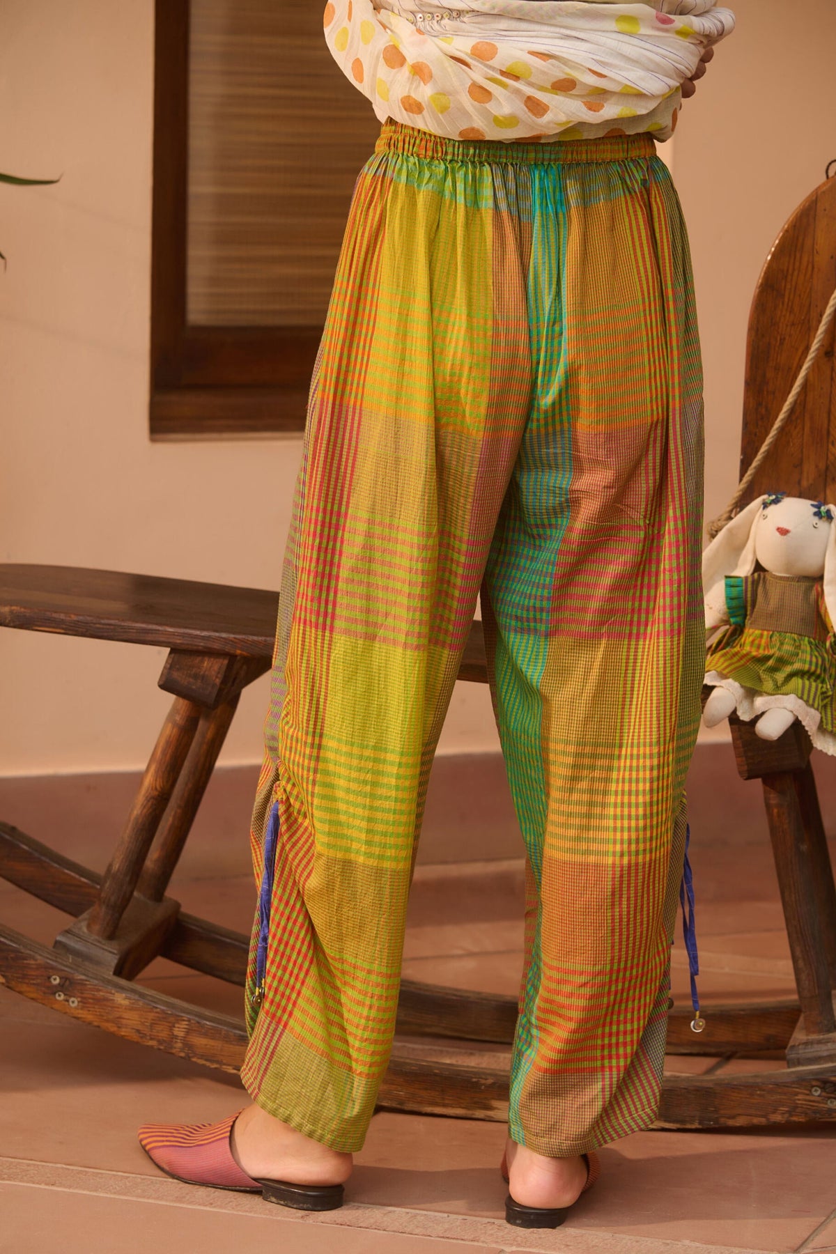 Multicolor Tex Pants