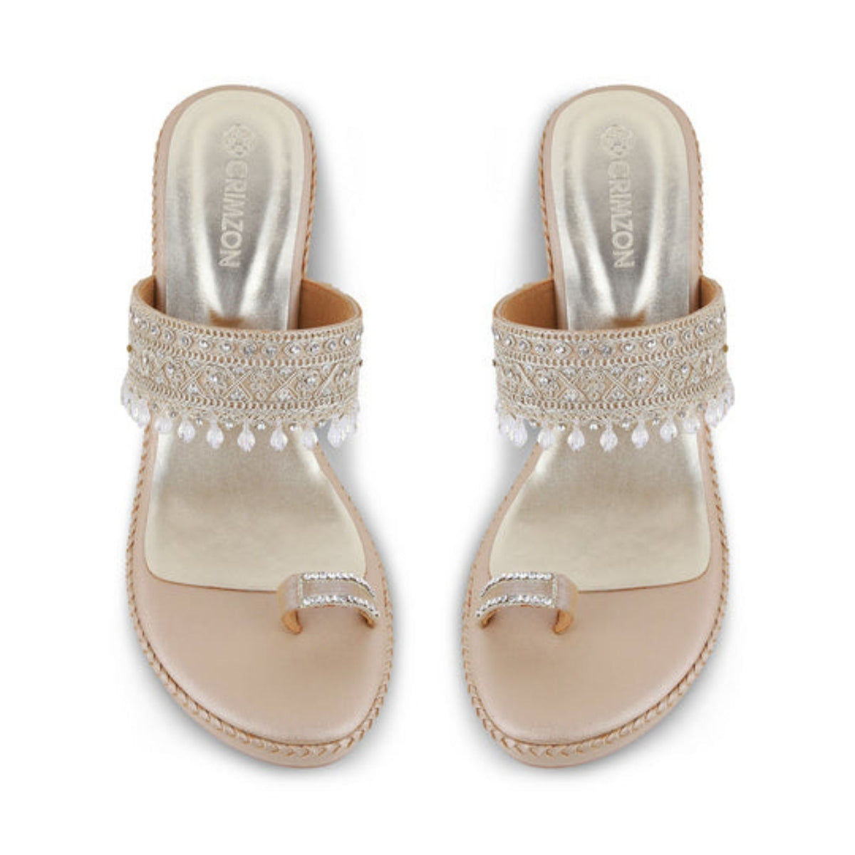 Suhana Embellished Wedges