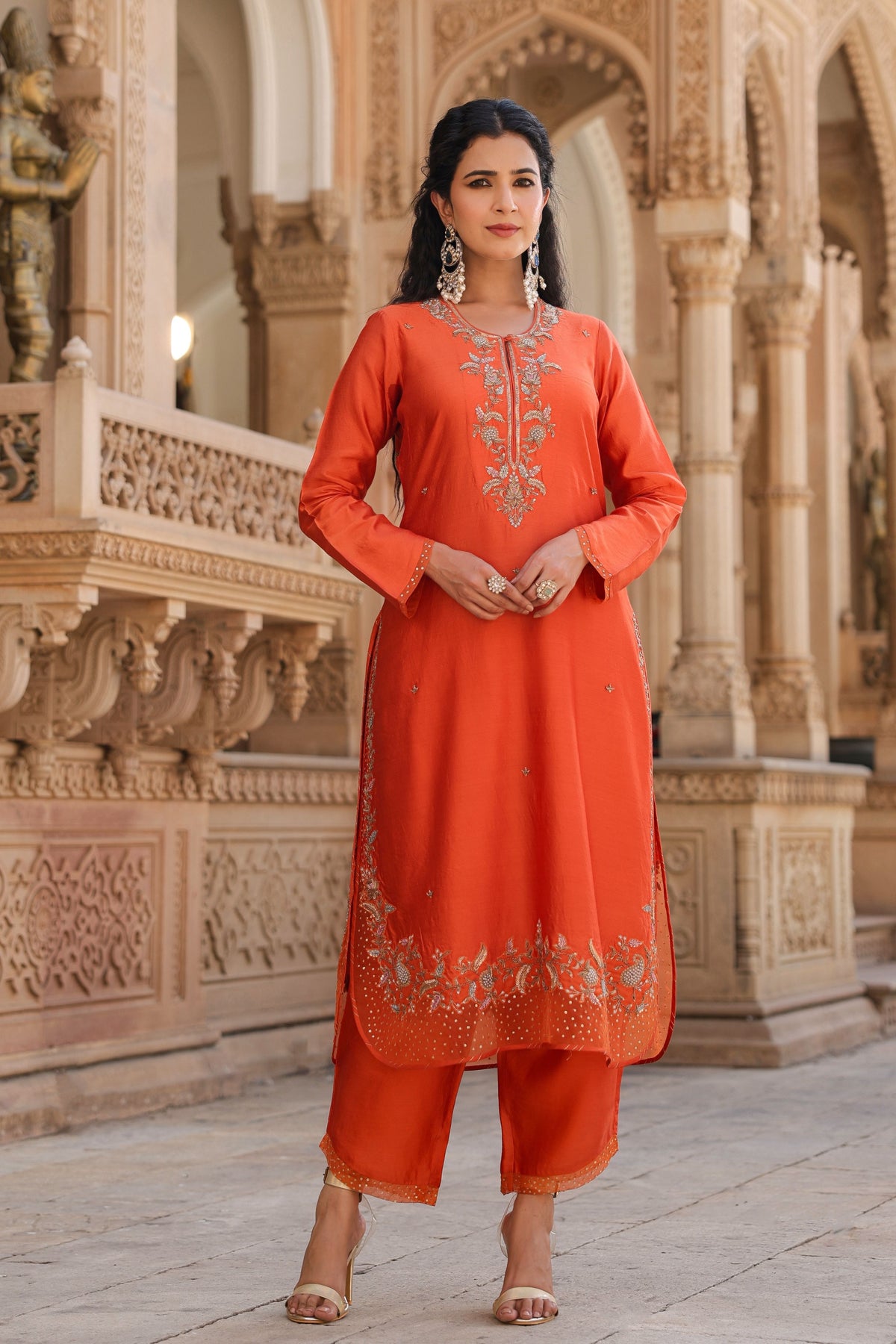 Riwayat Heavy Long Kurta Set