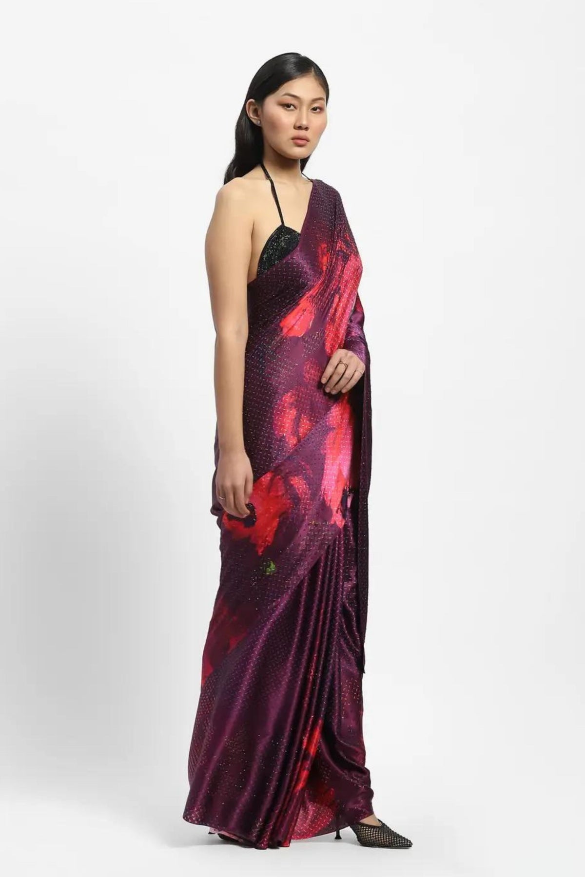 Lily Nebulae Saree